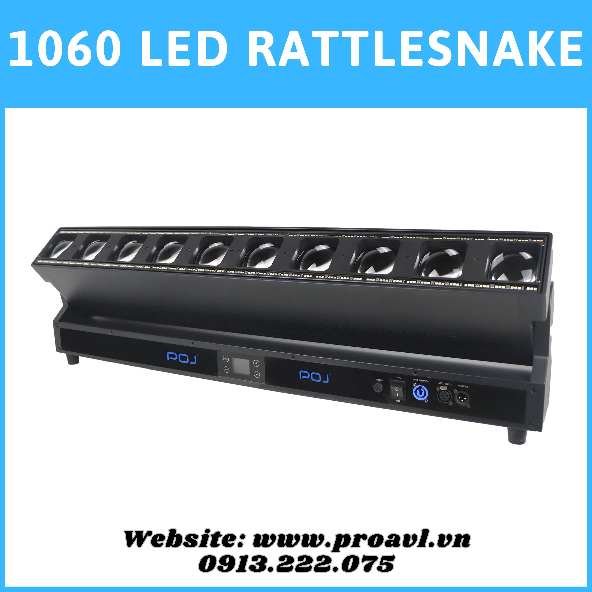 1060 Led Rattlesnake Stage Light With Fill Light
