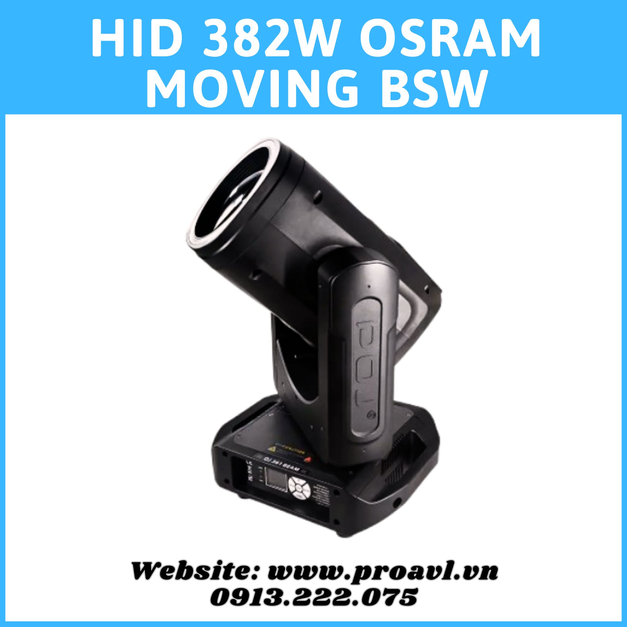 HID 382W Osram Moving BSW Stage Light