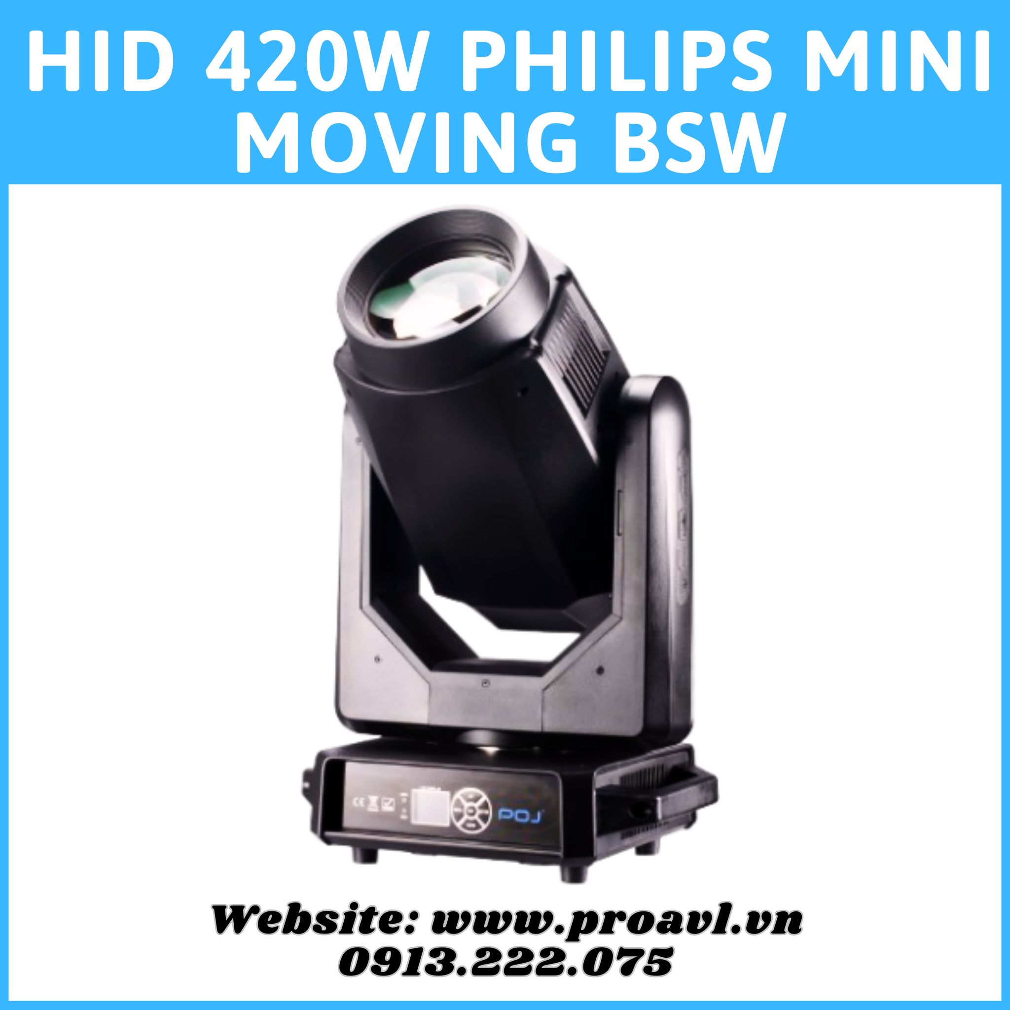Hid Stage Light 420W Philips Mini Moving Bsw