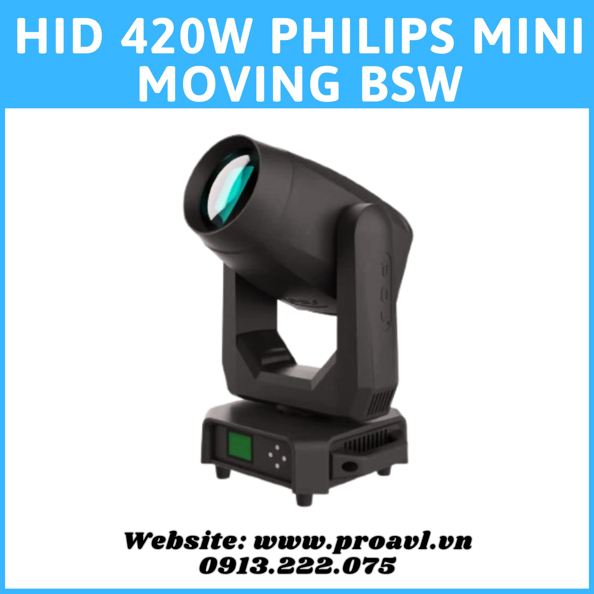 Đèn Sân Khấu HID 420w Philips Mini moving BSW 