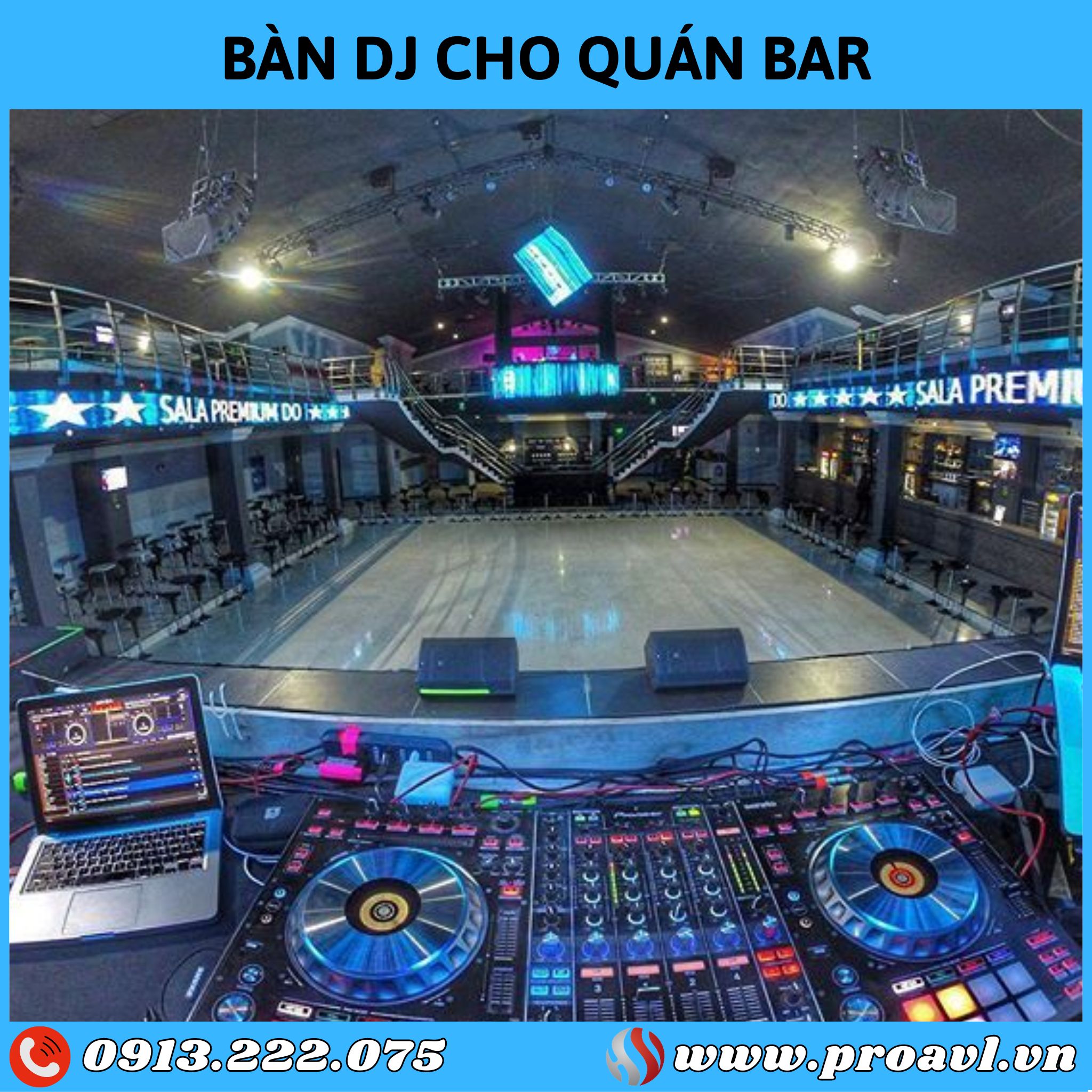 Bàn DJ quán bar