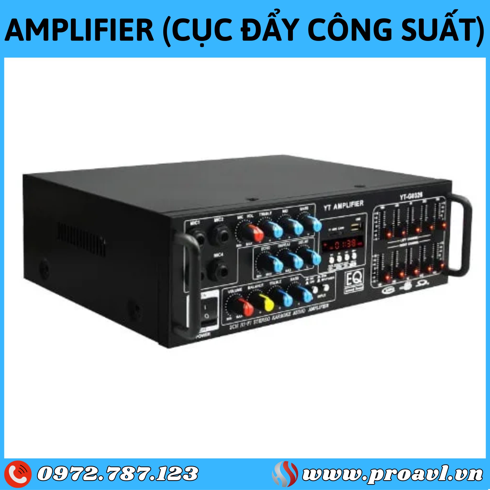 Amplifier - audio power amplifier