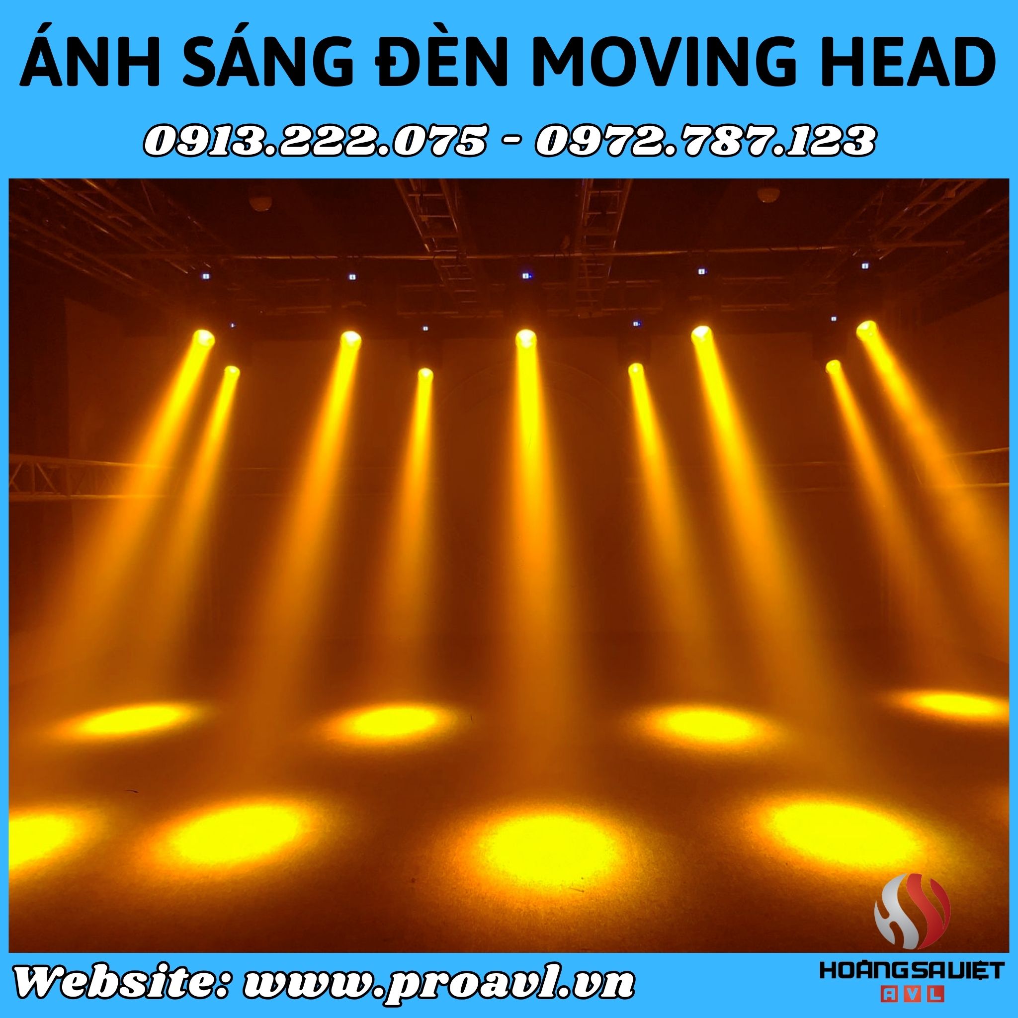 Genuine Moving Head lights at HSV ProAVL