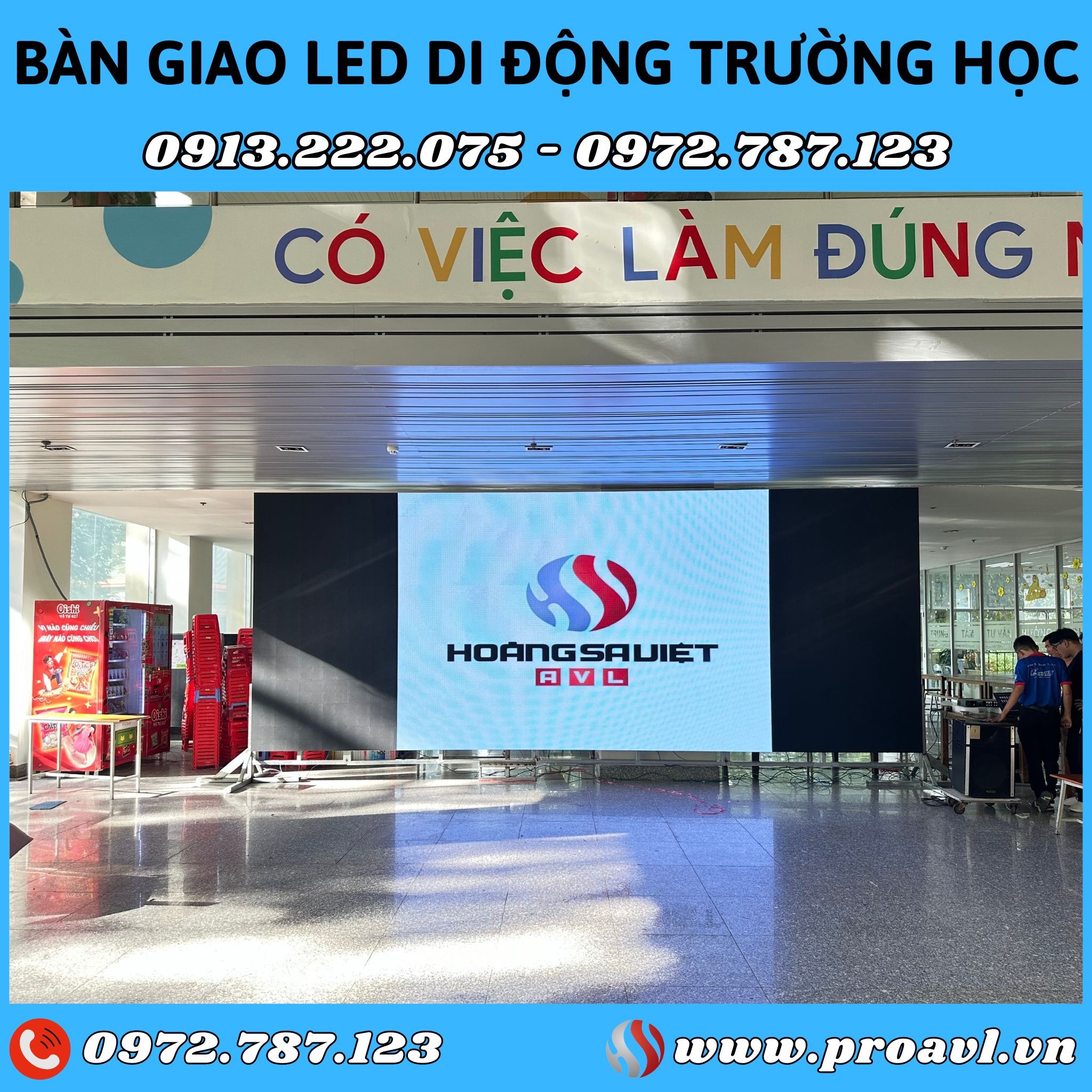 Portable frame LED screen