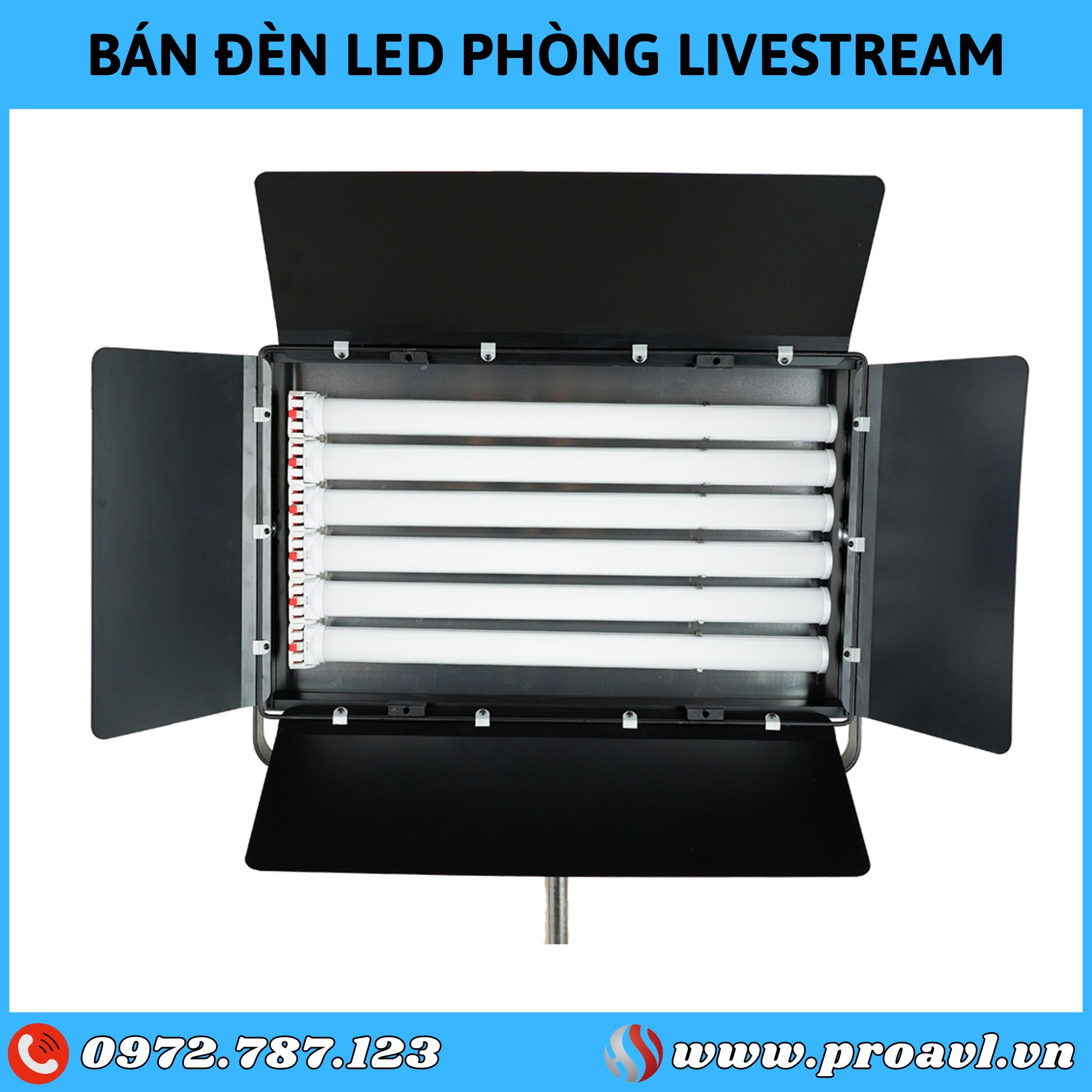 LED lights for livestream room