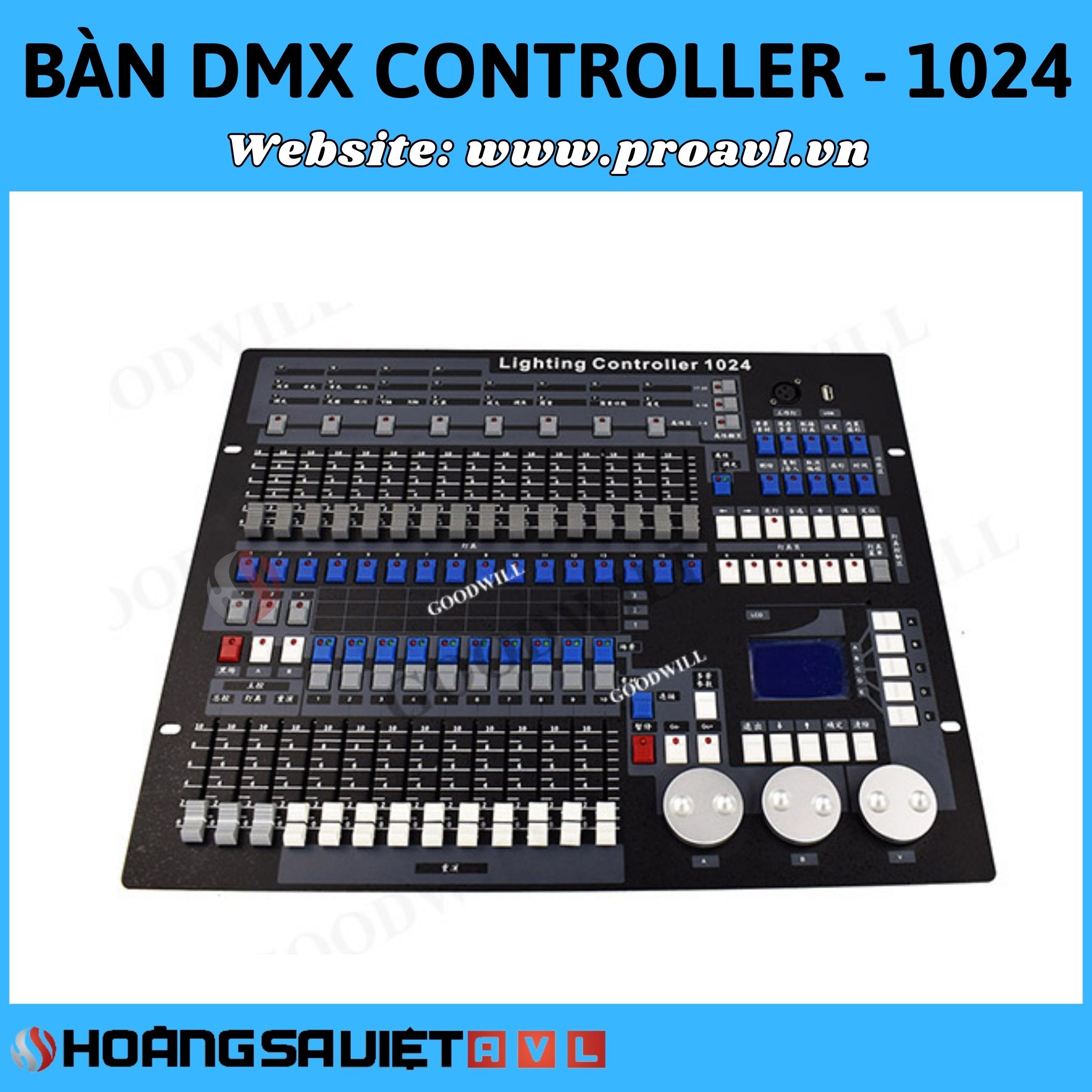 GoodWill 2024 DMX Controller Lighting Console