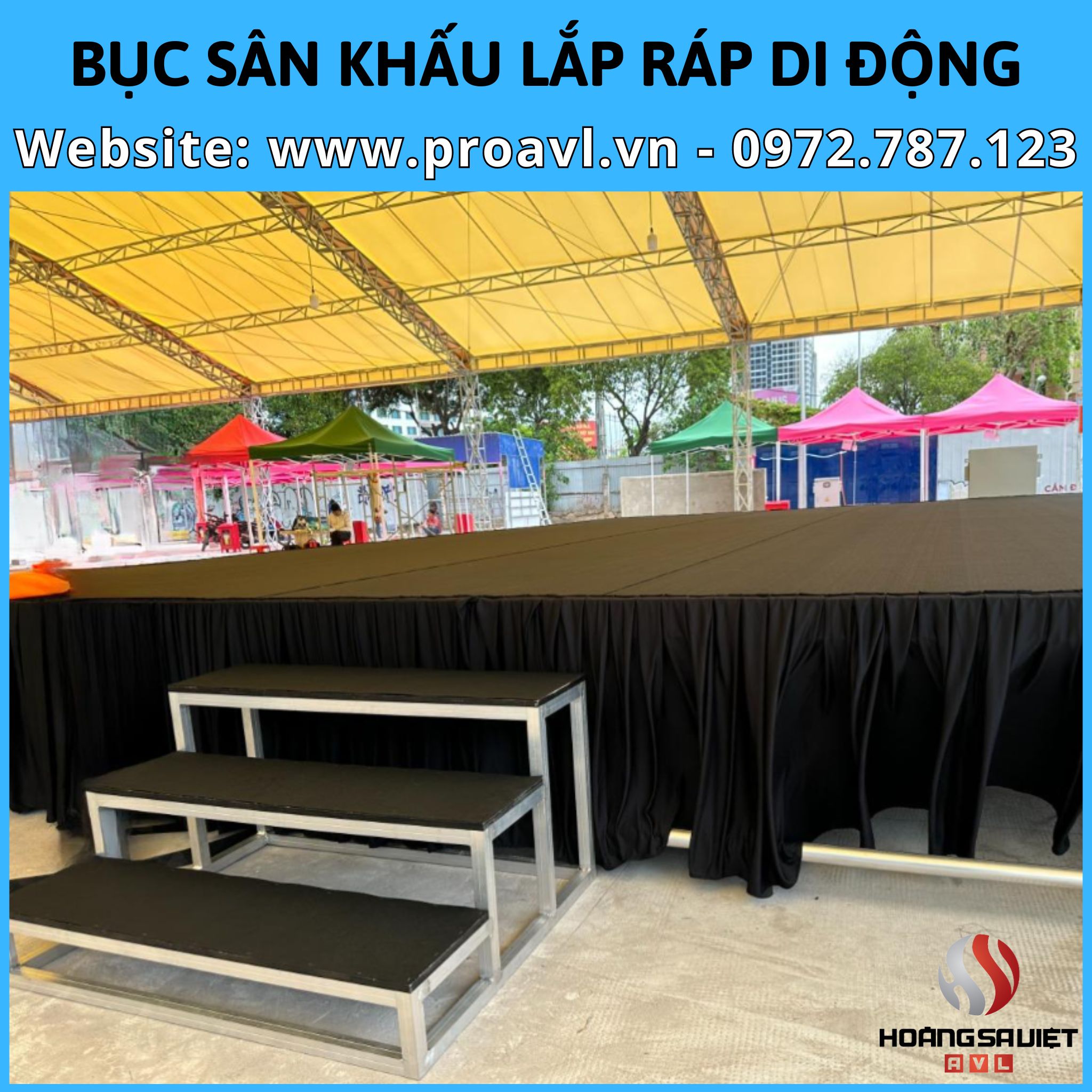 MOBILE ASSEMBLY STAGE Podium