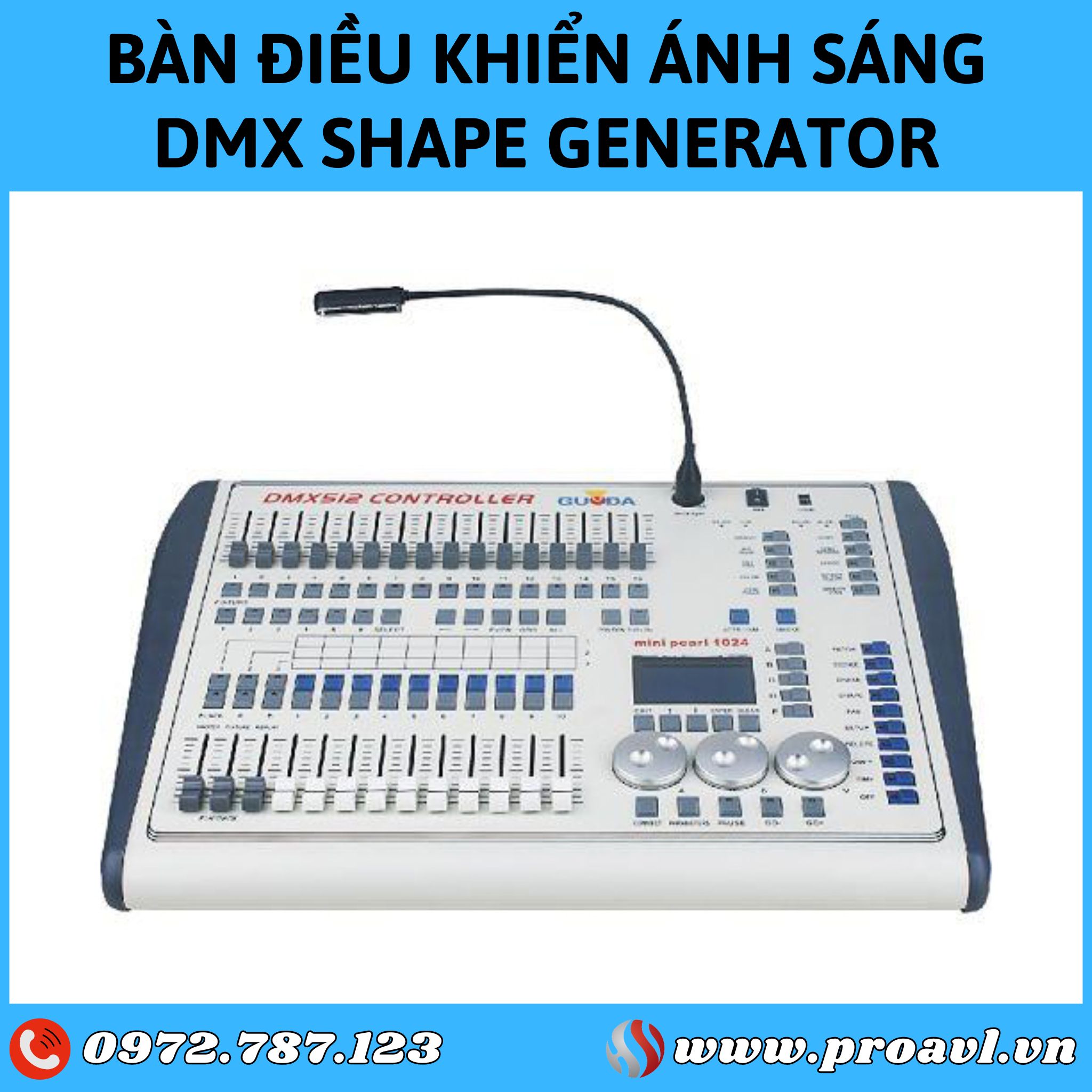 DMX Shape Generator Lighting Control Desk