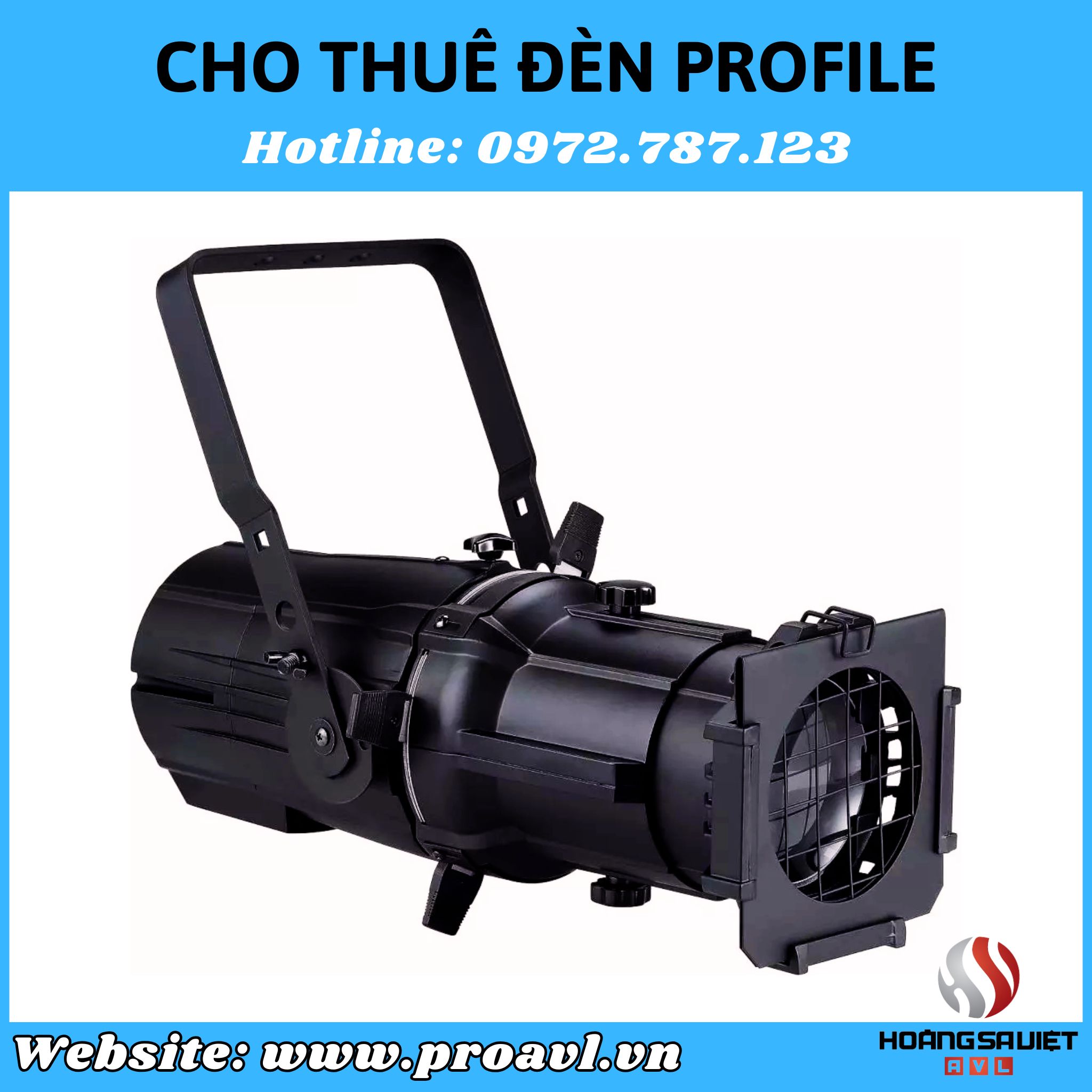 Sale and rental of stage profile lights