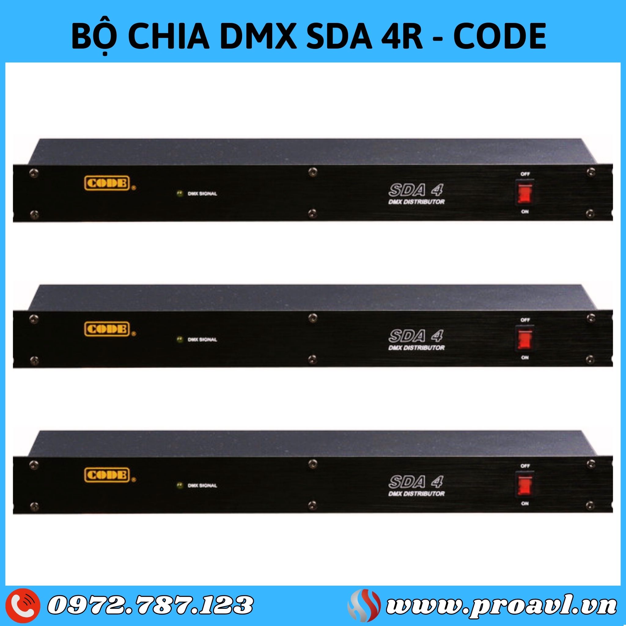 SDA 4R DMX splitter - Genuine code