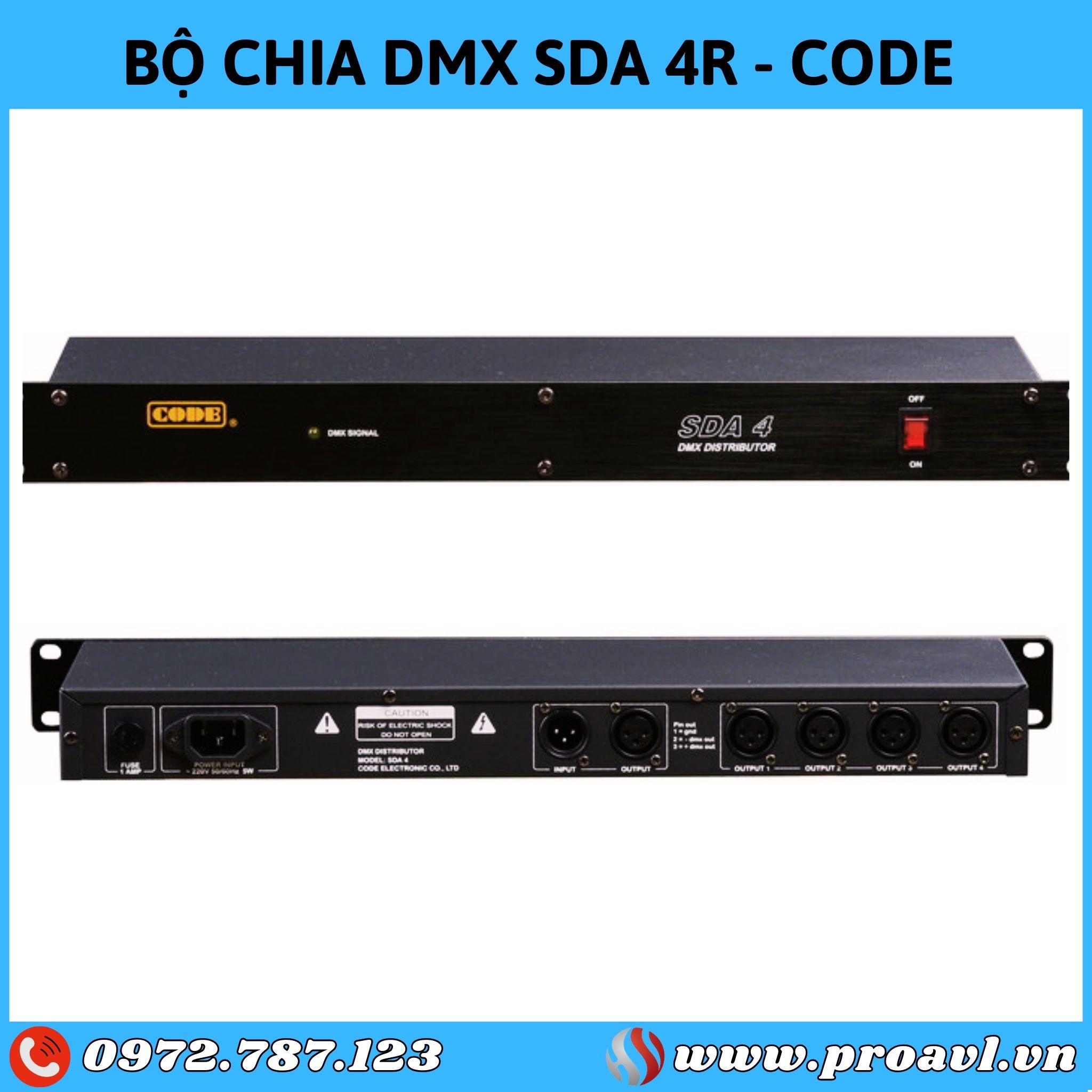 SDA 4R DMX Splitter - Code