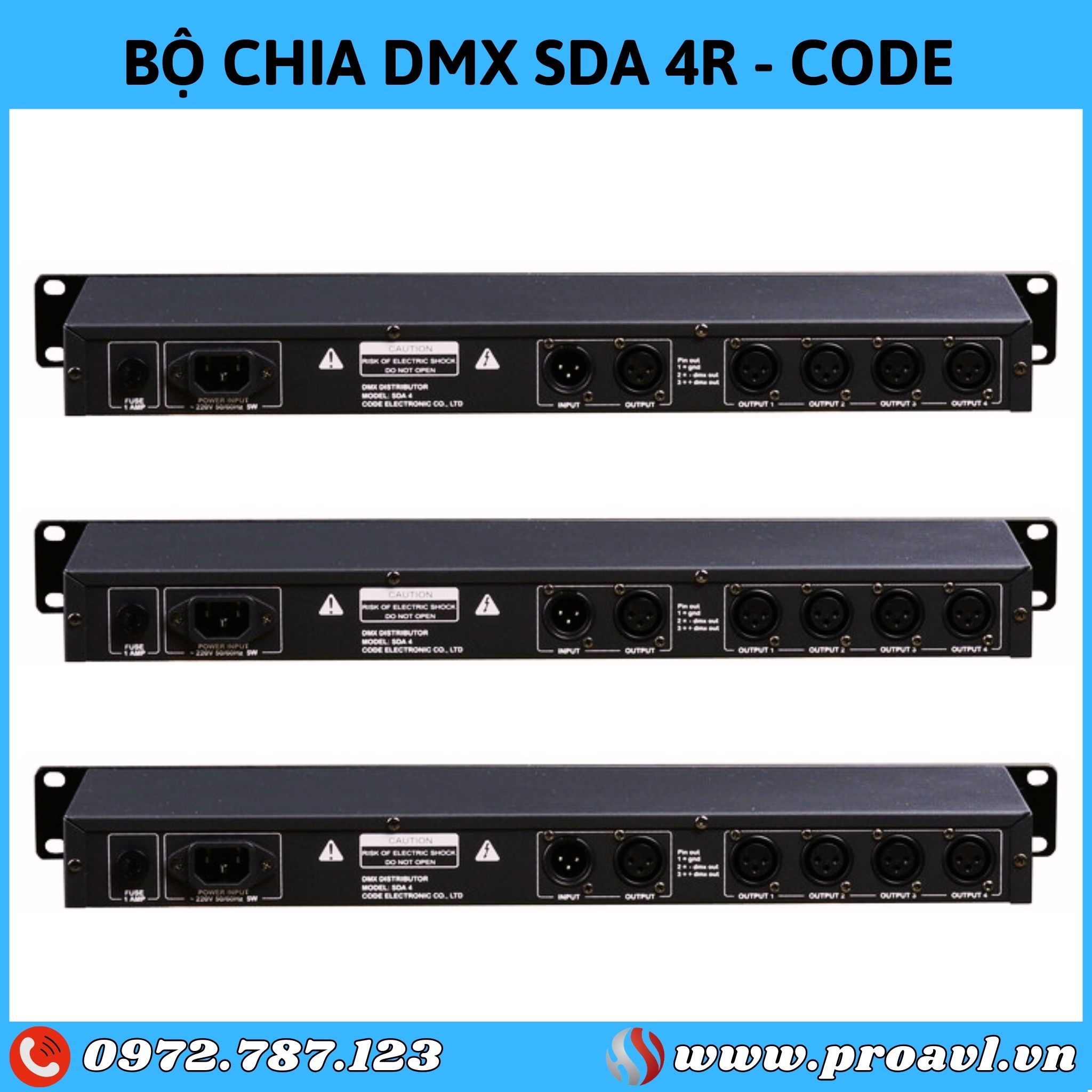 SDA 4R DMX splitter - Genuine code, good price
