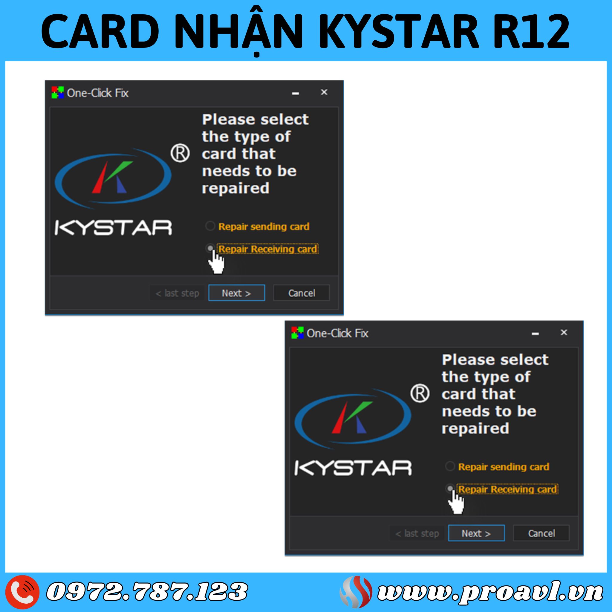 Genuine Kystar R12 receiver card, good price