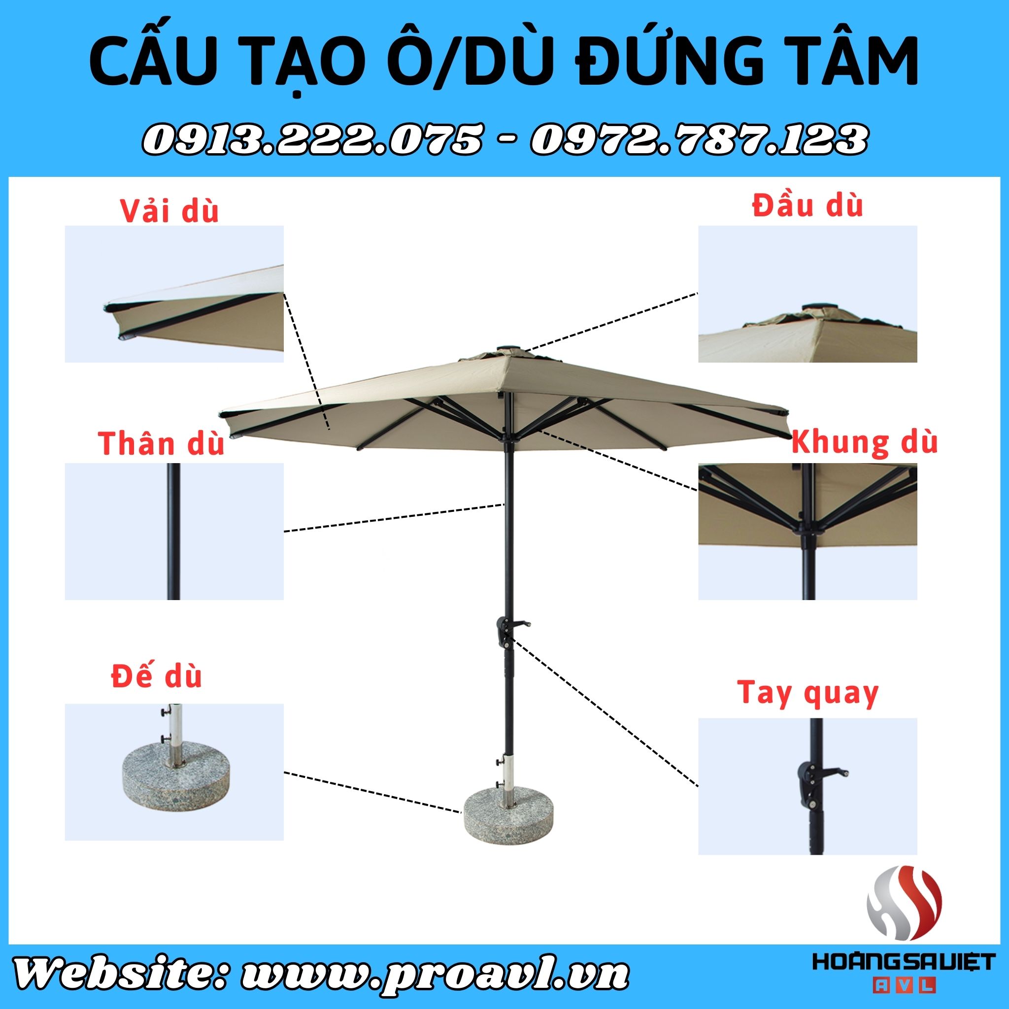 Structure of an umbrella/umbrella standing in the center of the event