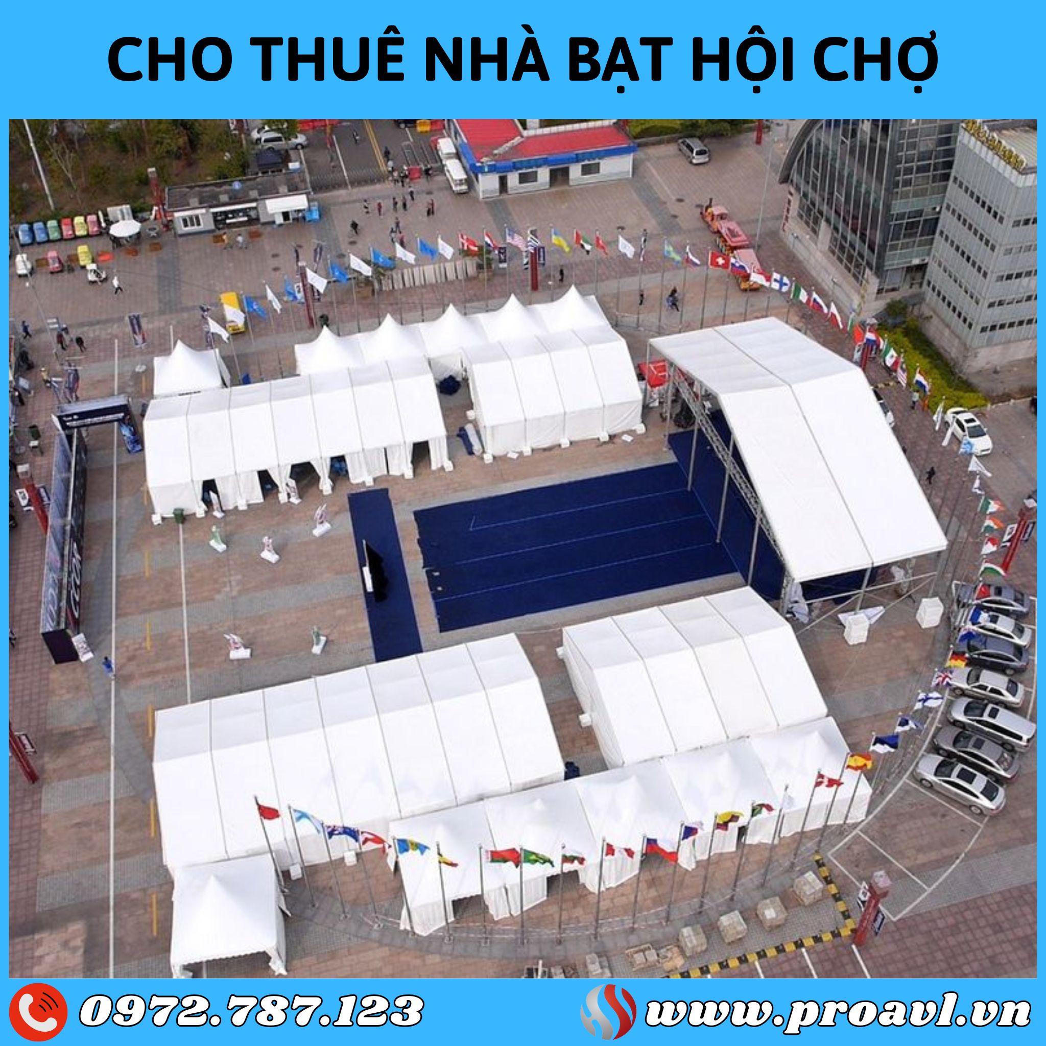 Outdoor fair tent