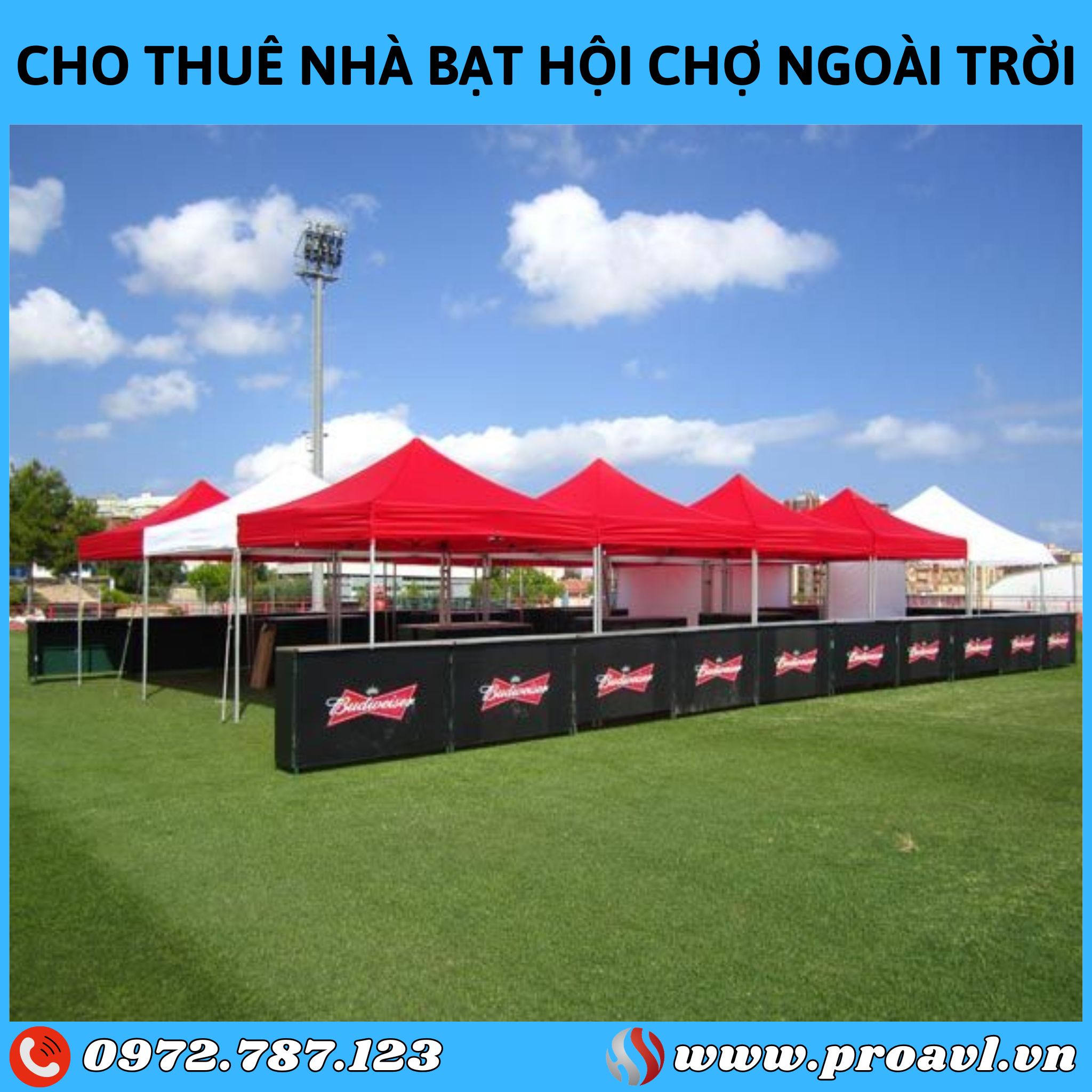 Outdoor fair tent
