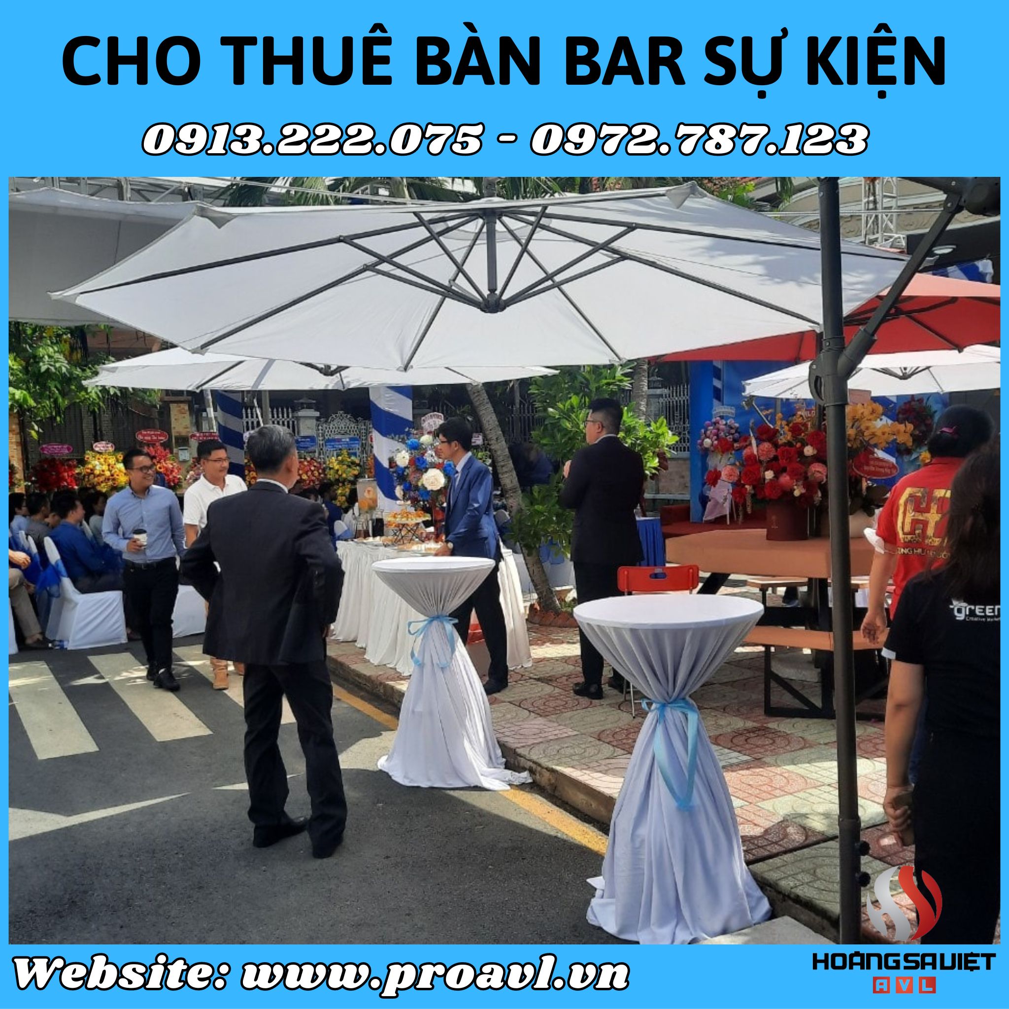 Event bar table rental in Hanoi