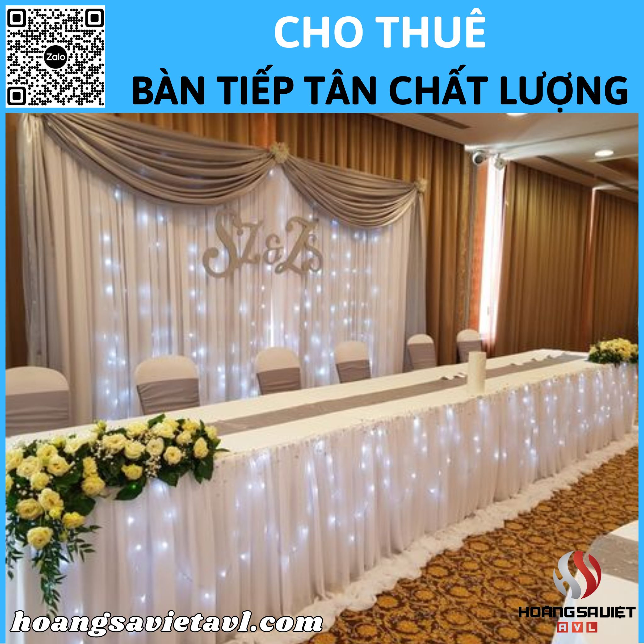 Quality reception desk rental