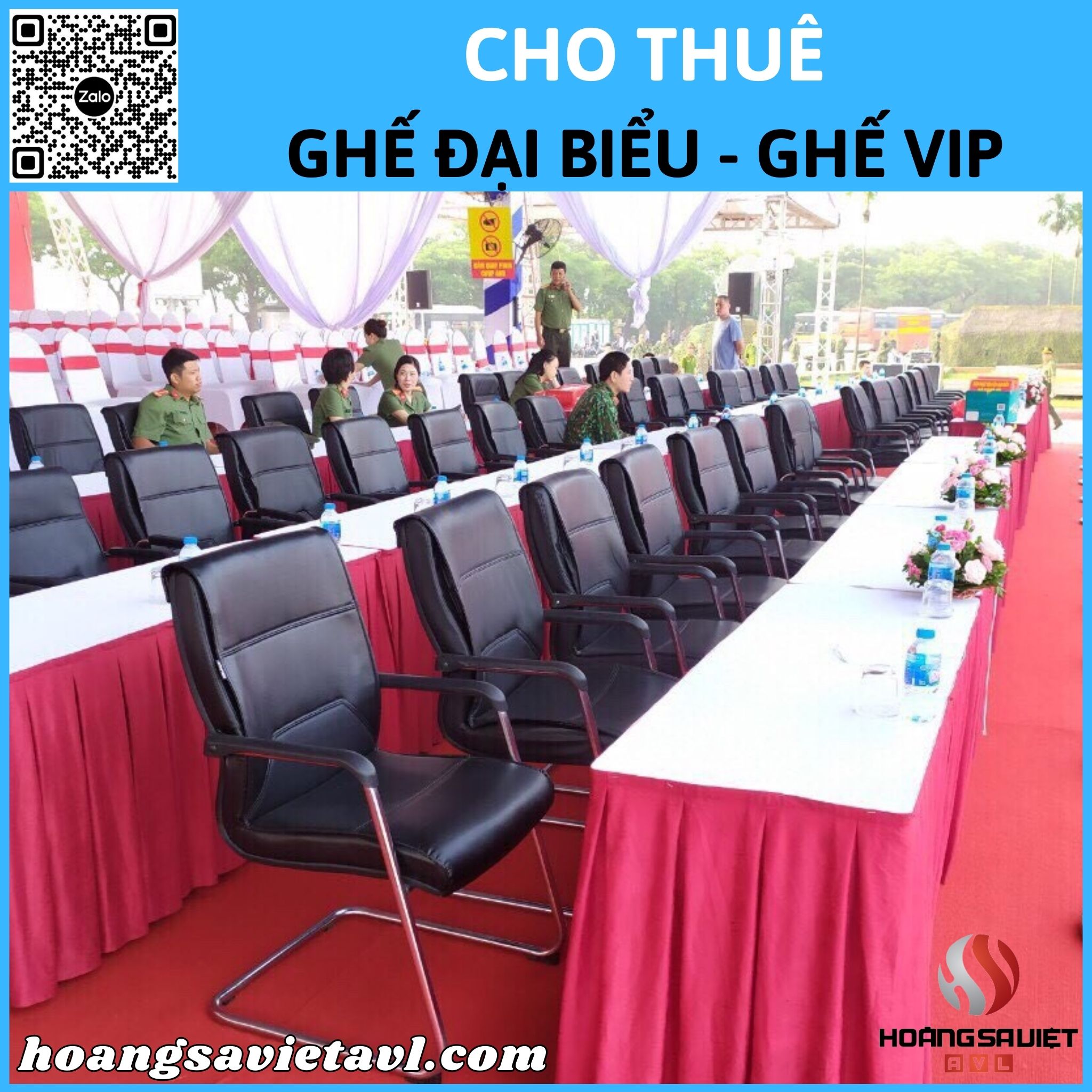 Rent delegate seats - VIP seats