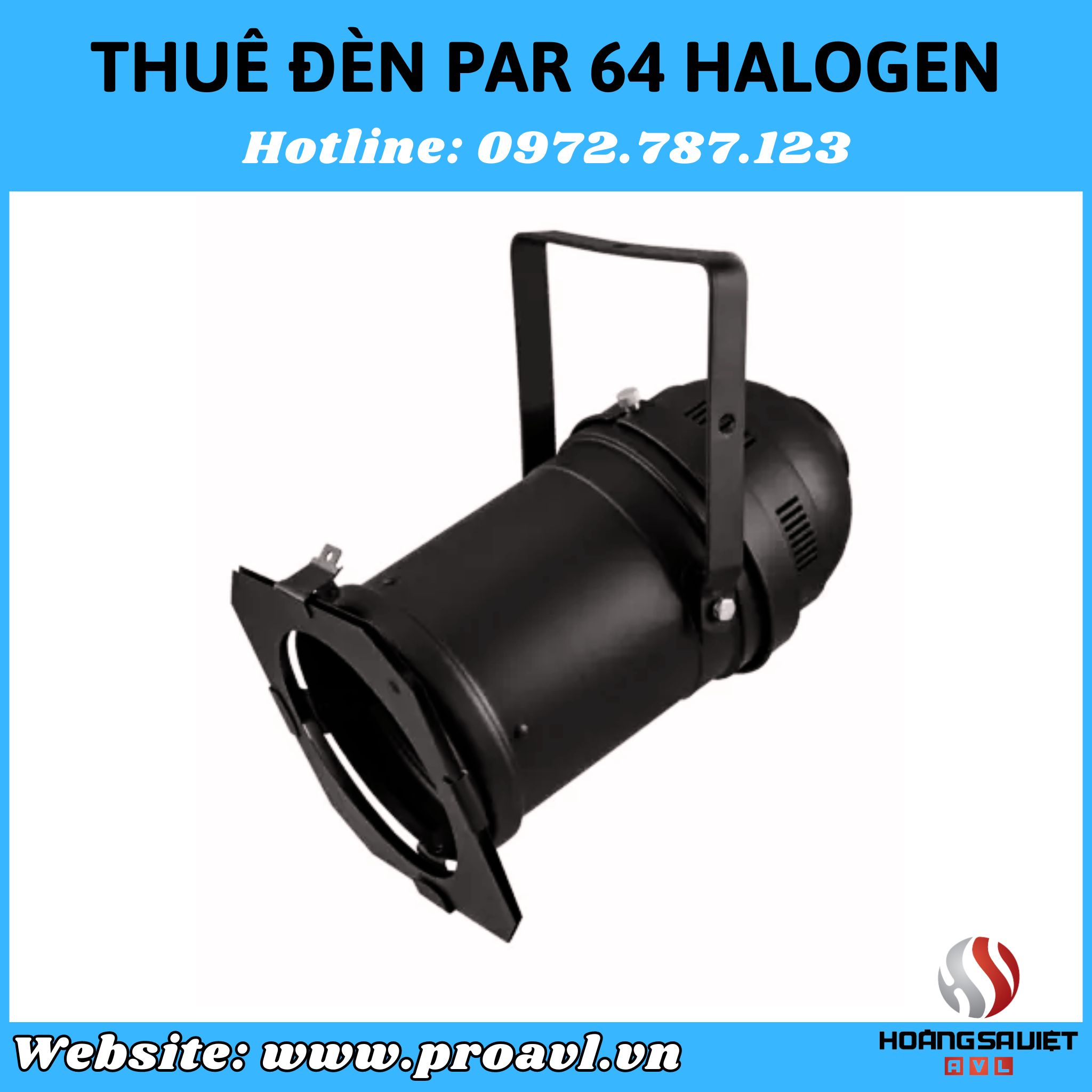 Thuê đèn Par 64 Halogen giá tốt tại Hà Nội