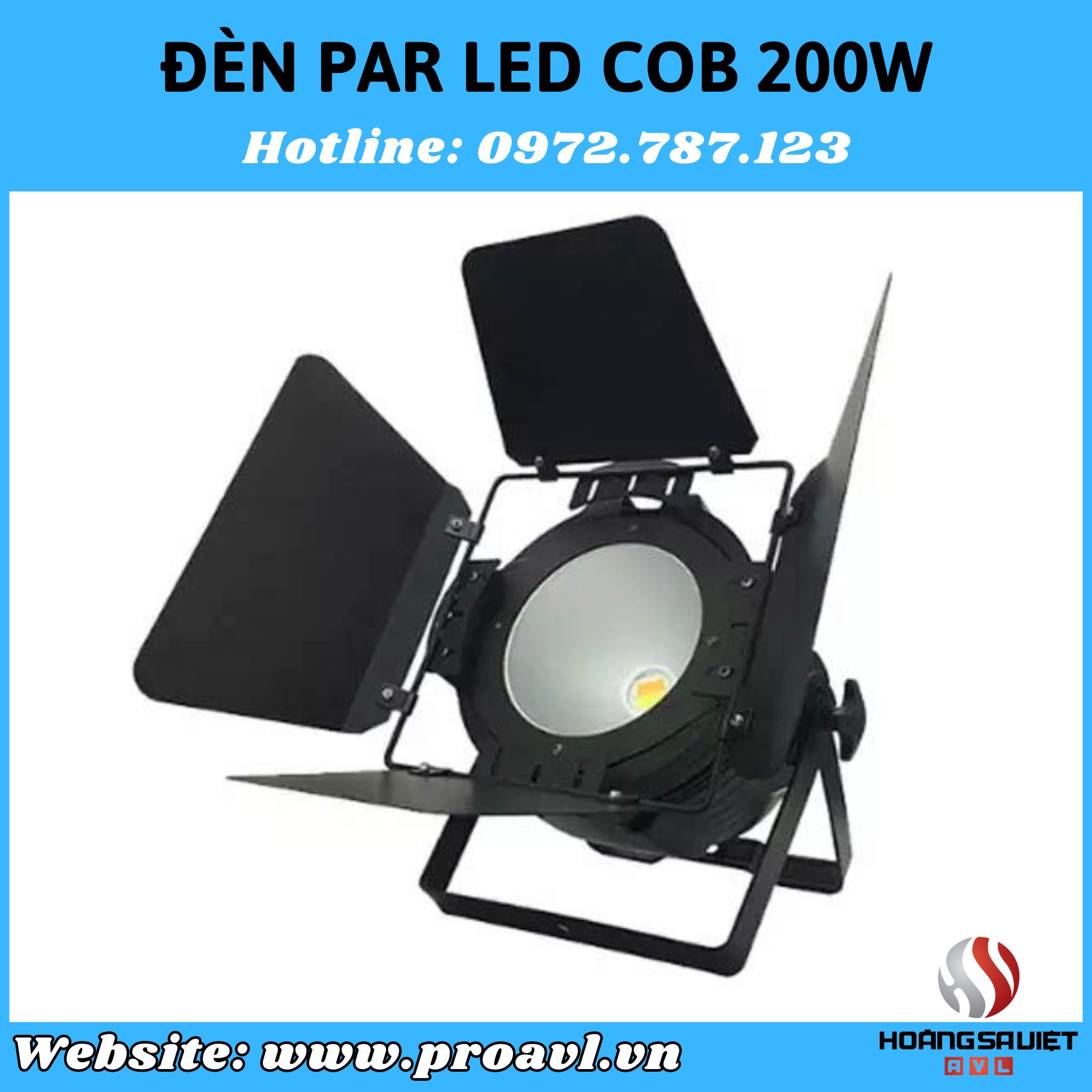 Cho thuê đèn Par Led Cob 200W 