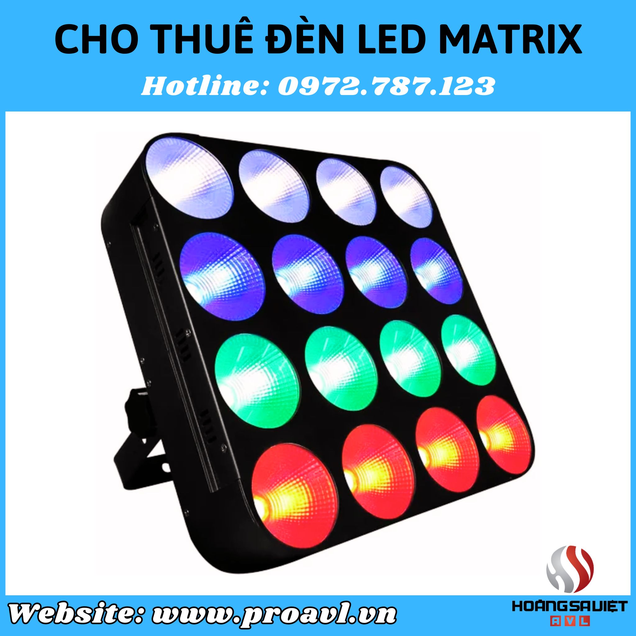 Selling and renting Matrix LED lights at good prices in Hanoi