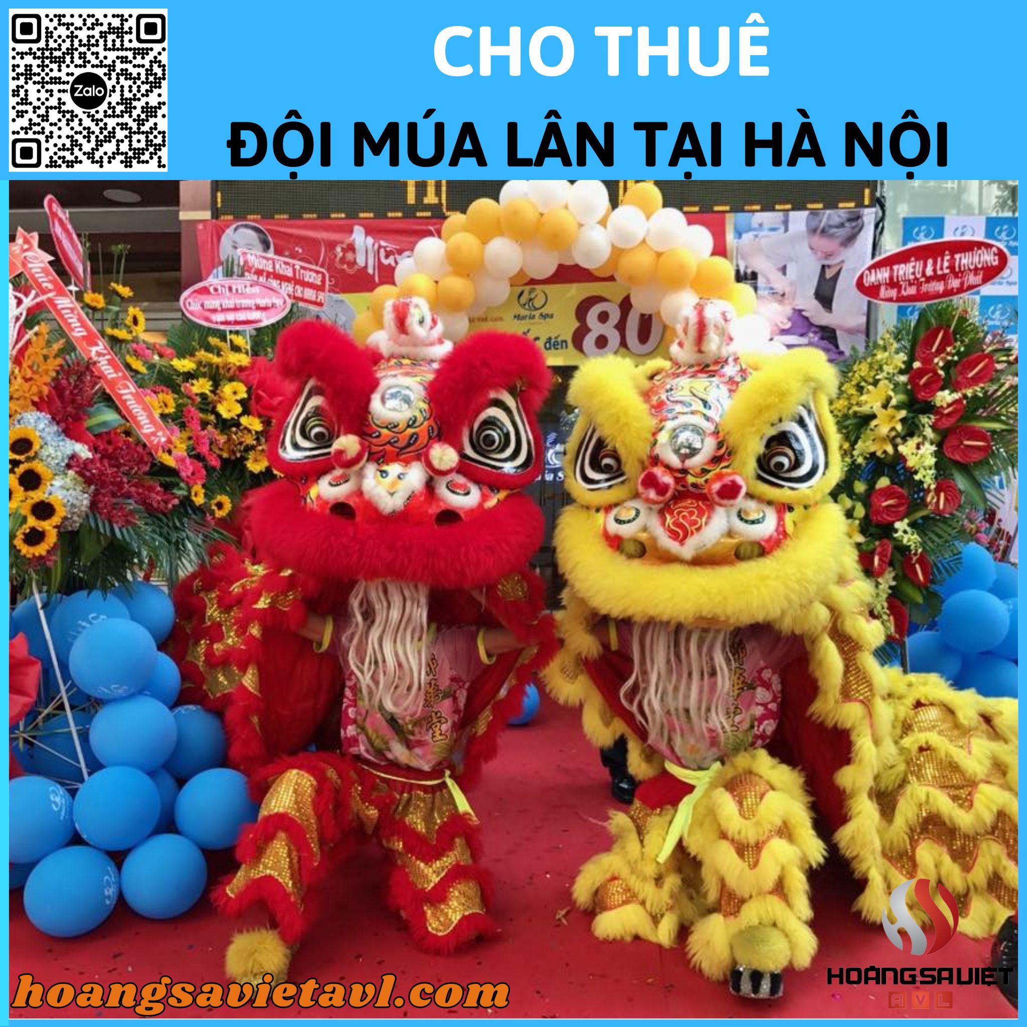 Lion dance team for rent in Hanoi 