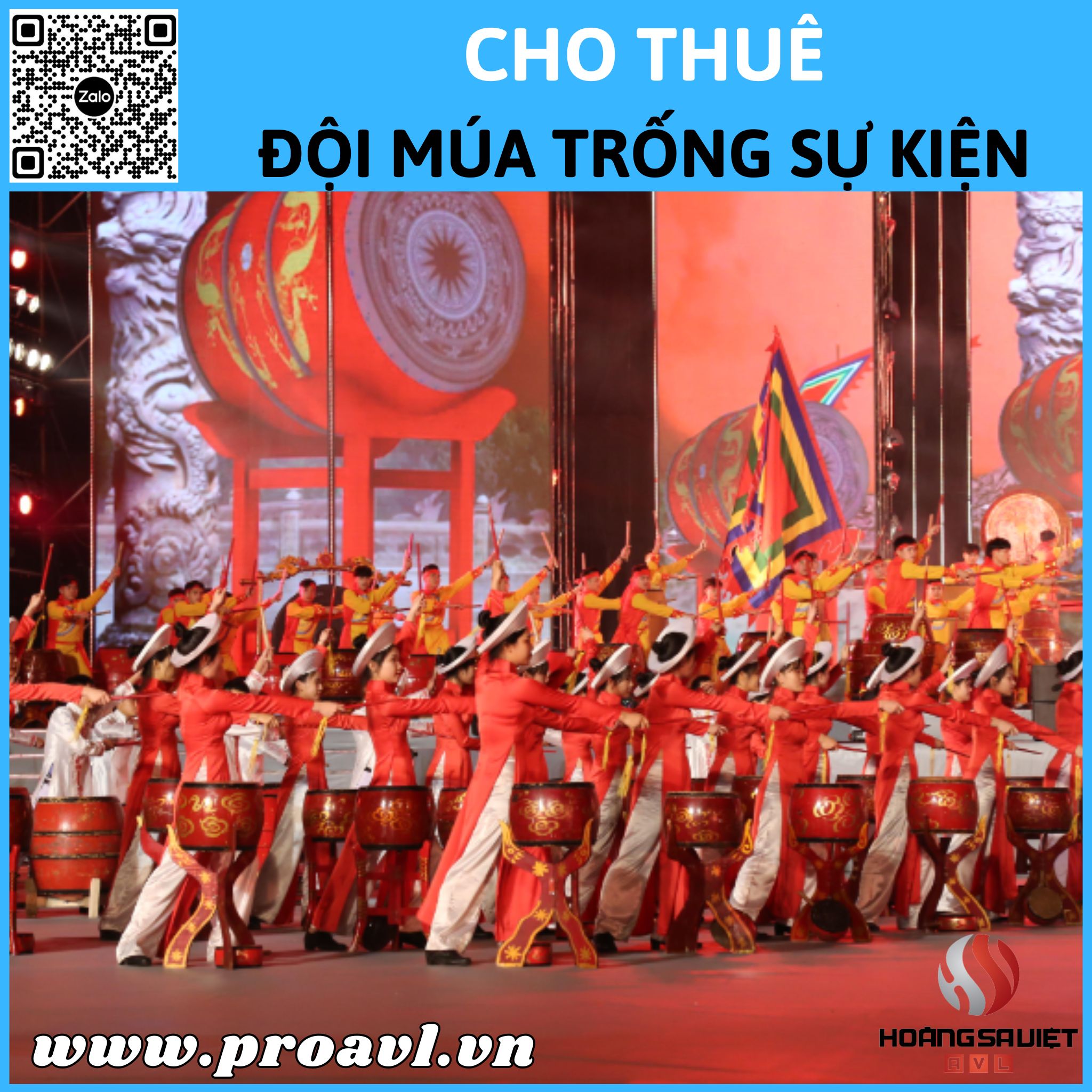 Cho thuê đội múa trống sự kiện tại Hà Nội