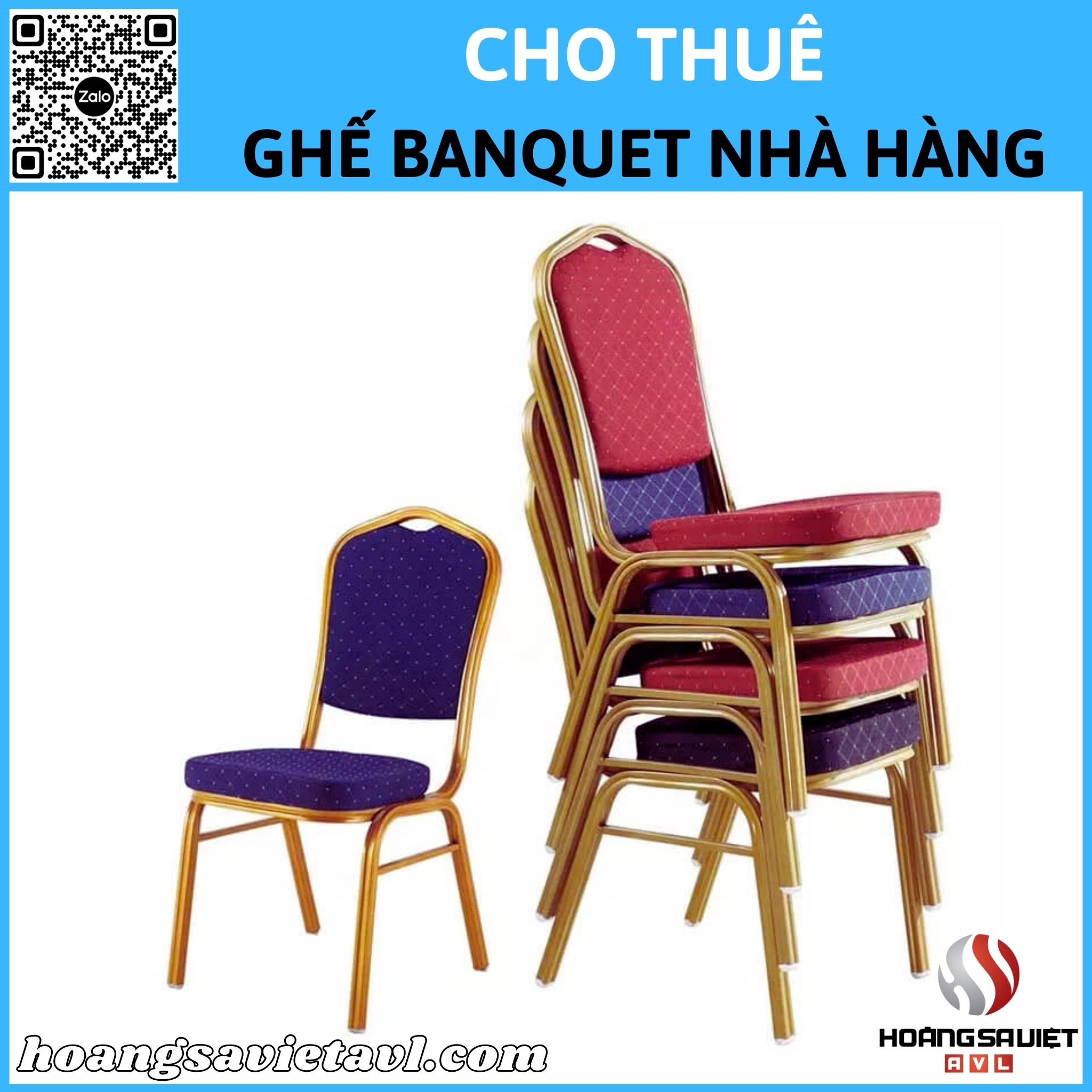 Cheap Banquet chairs for rent in Hanoi