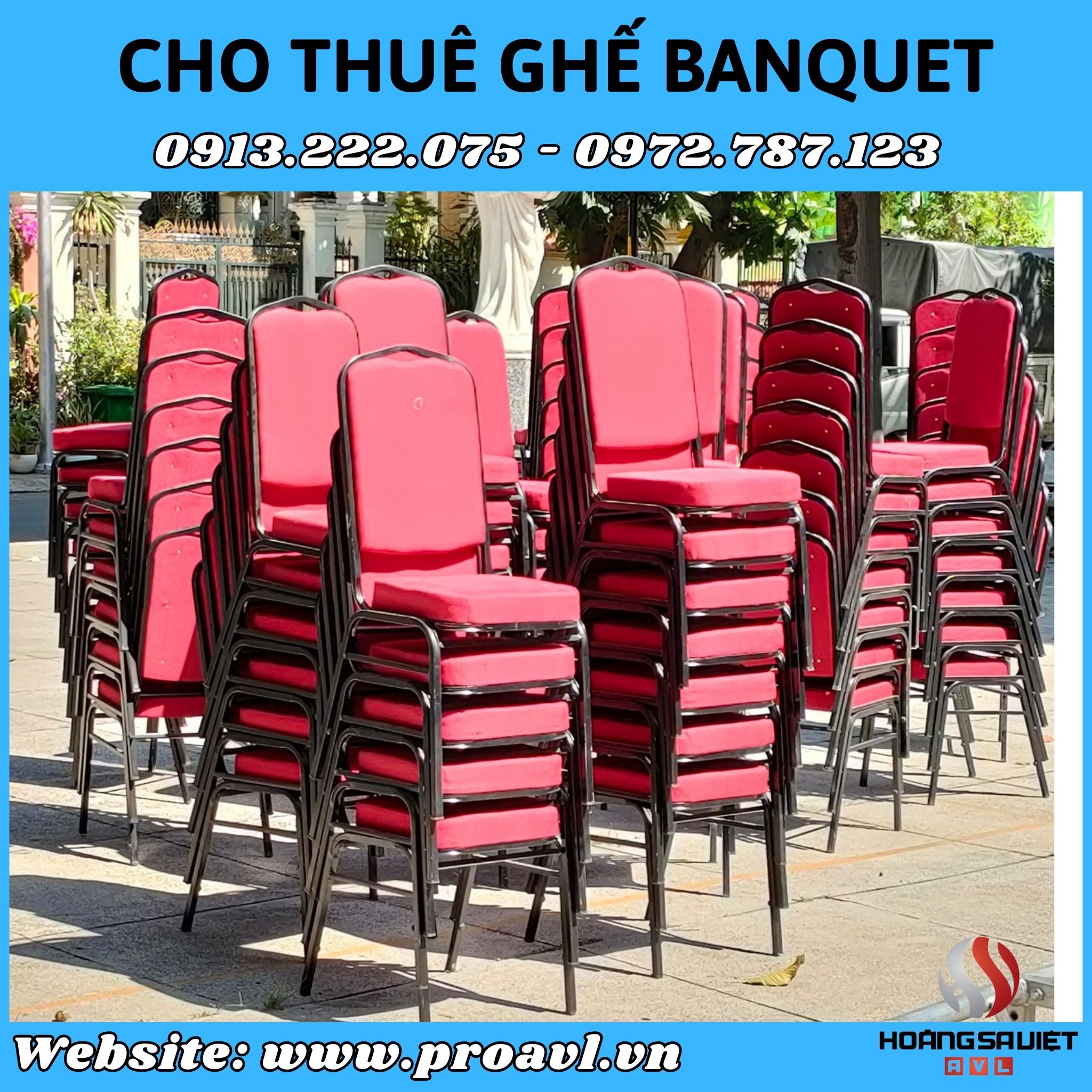 Cho thuê ghế Banquet giá rẻ tại Hà Nội