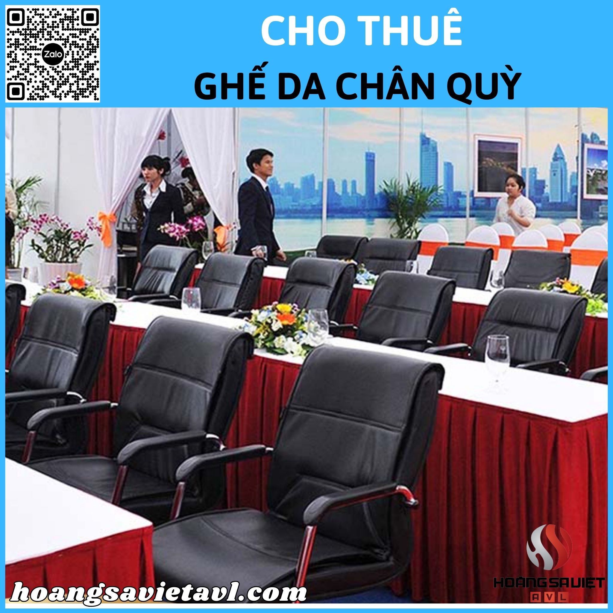 Leather kneeling chairs for rent in Hanoi