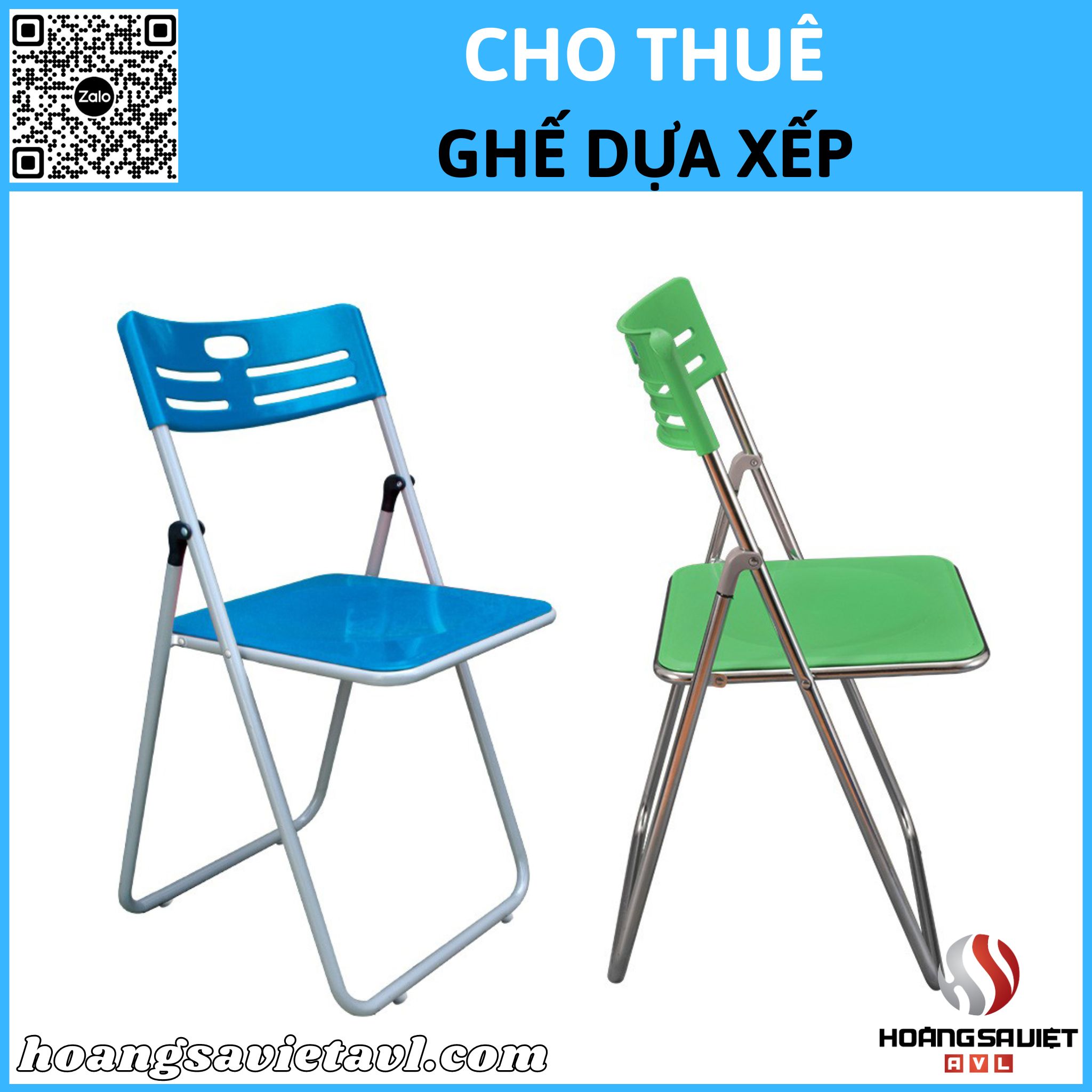 Folding chairs for rent in Hanoi