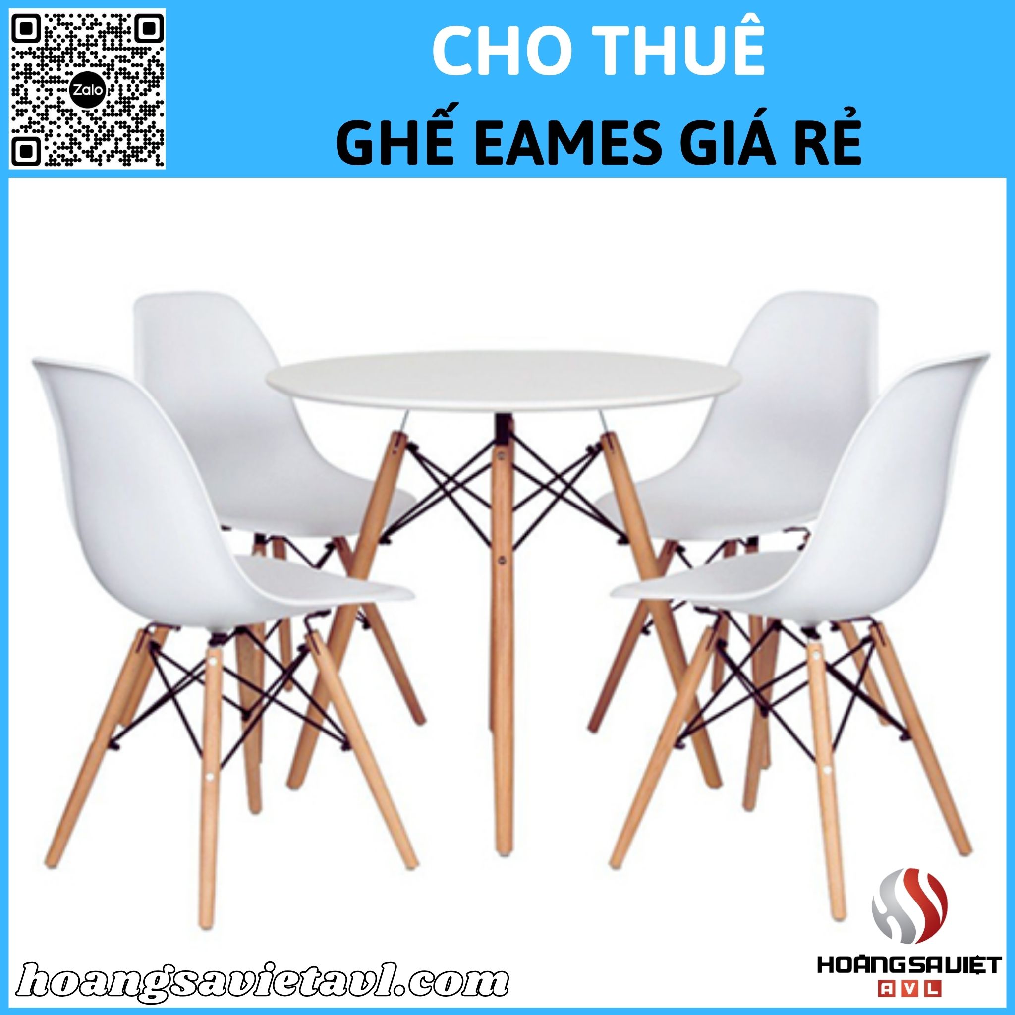 Cho thuê ghế Eames giá rẻ tại Hà Nội