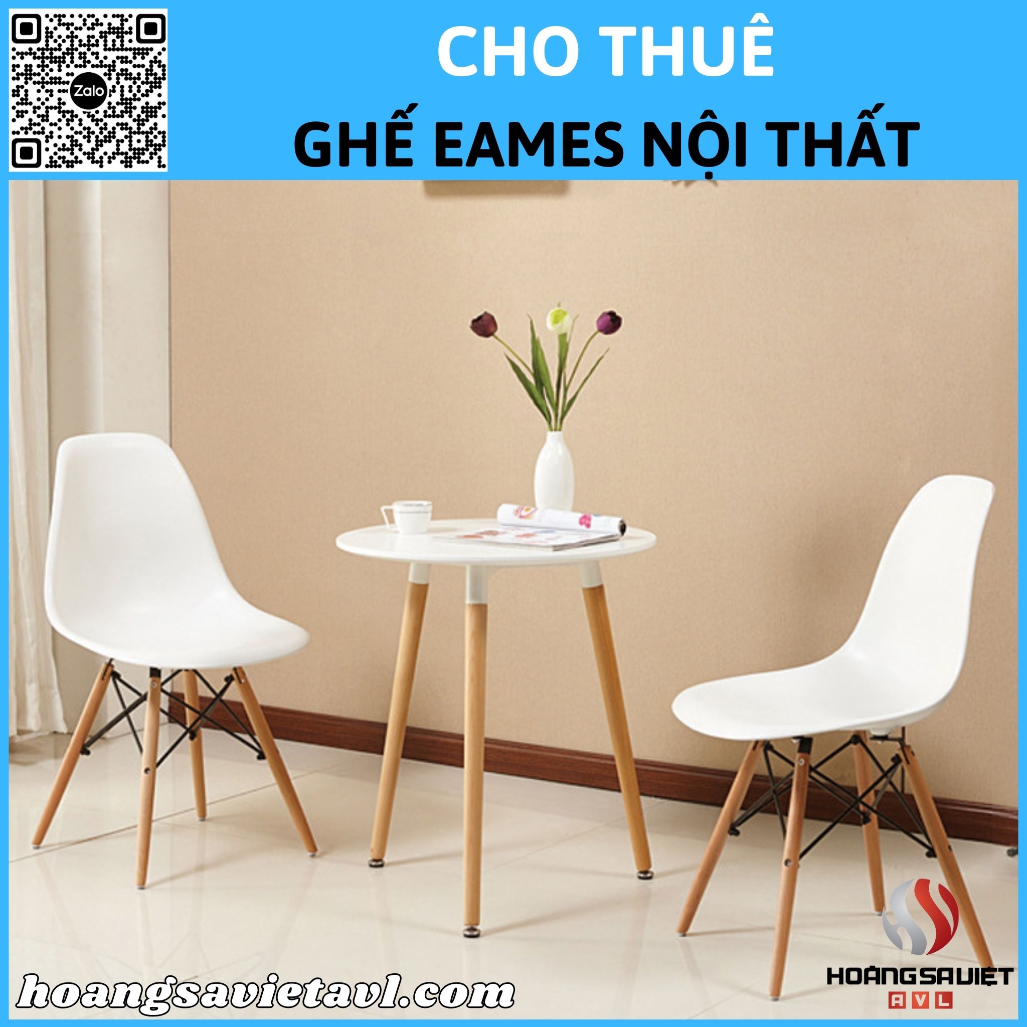 Cho thuê ghế Eames nội thất tại Hà Nội