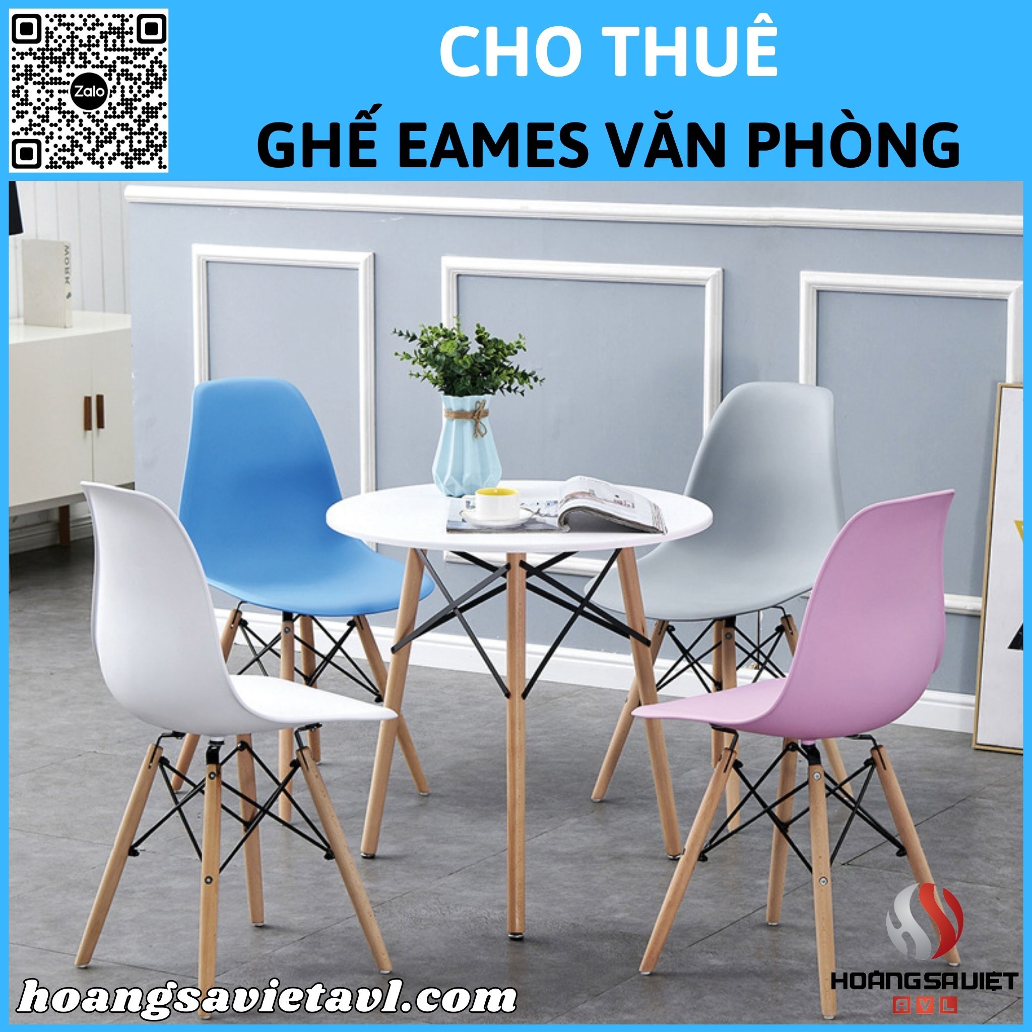 Cho thuê ghế Eames văn phòng giá rẻ