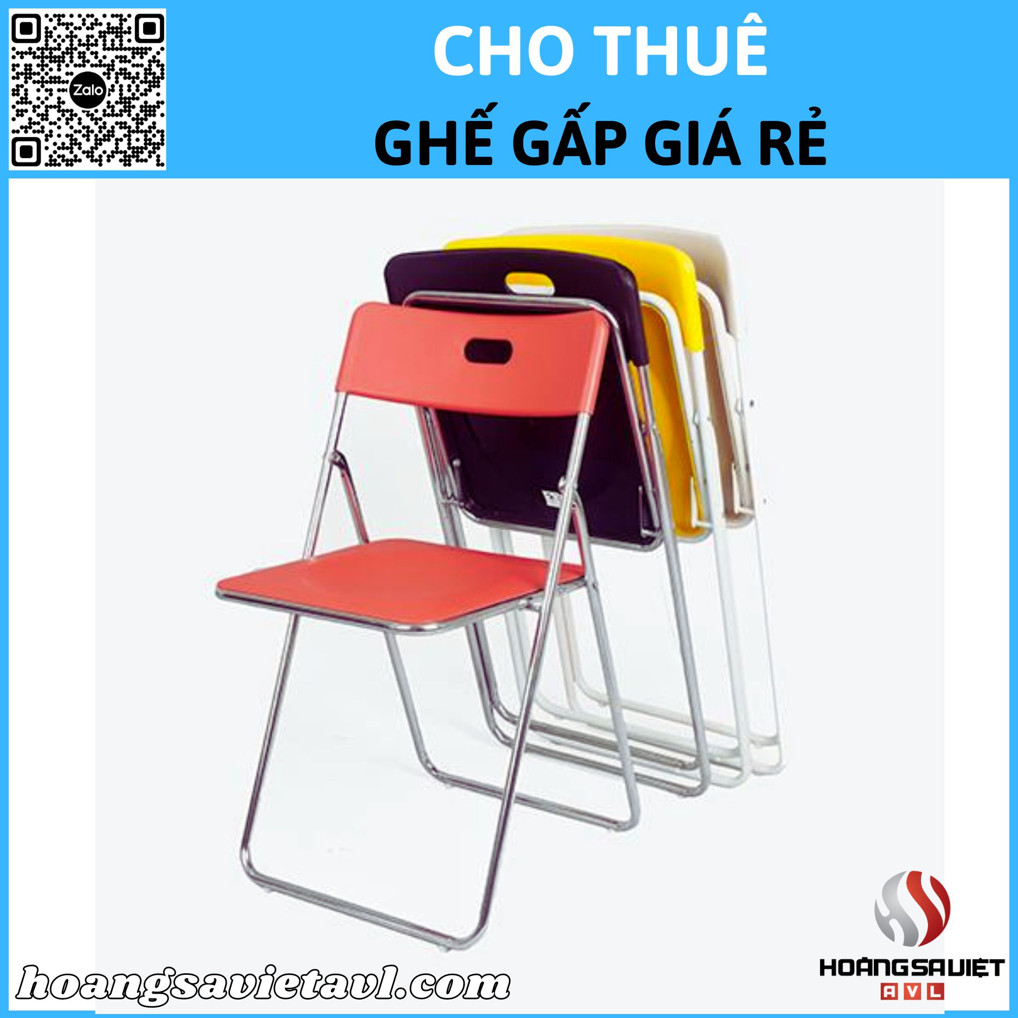 Cheap folding chairs for rent in Hanoi