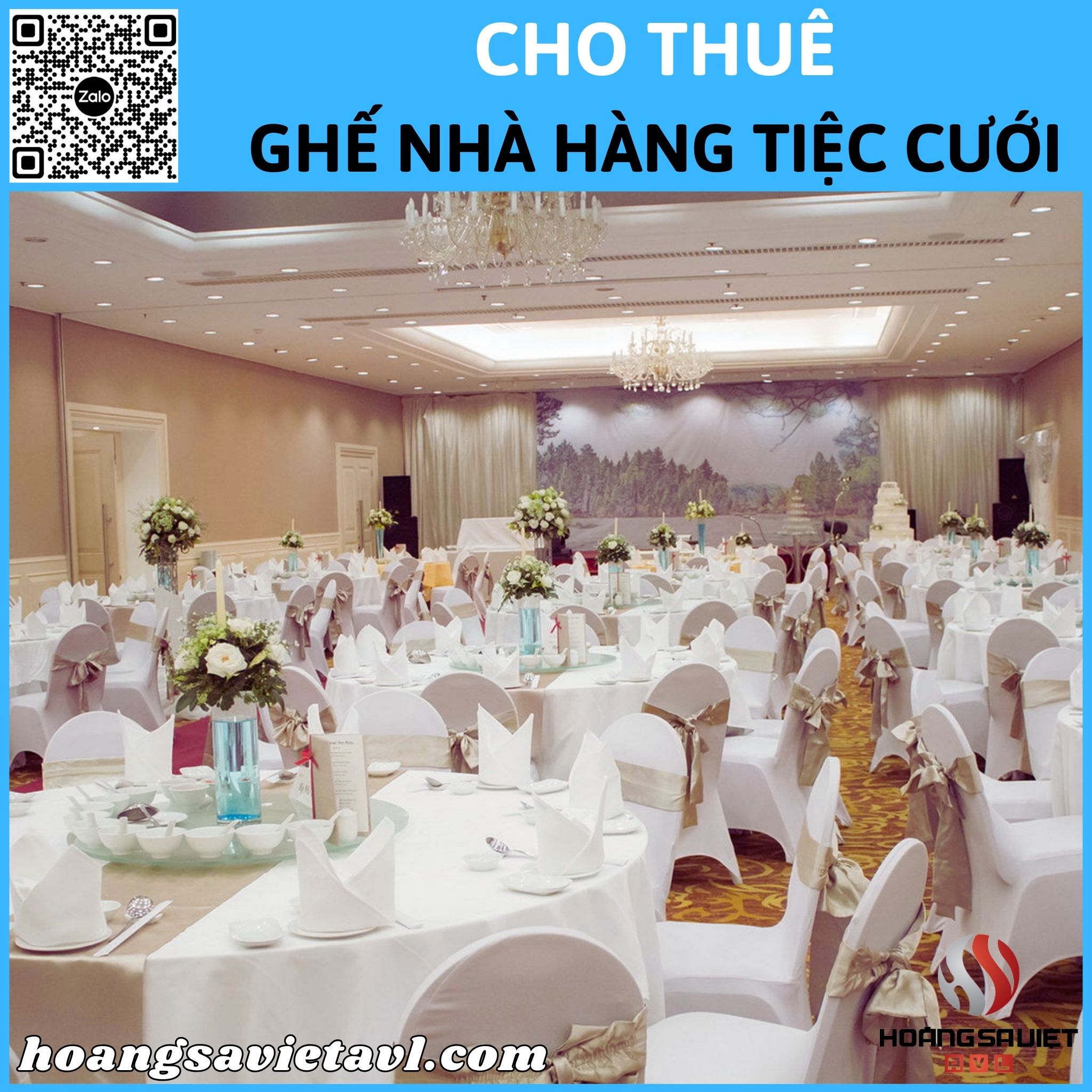 Banquet chairs for rent at restaurants and weddings 