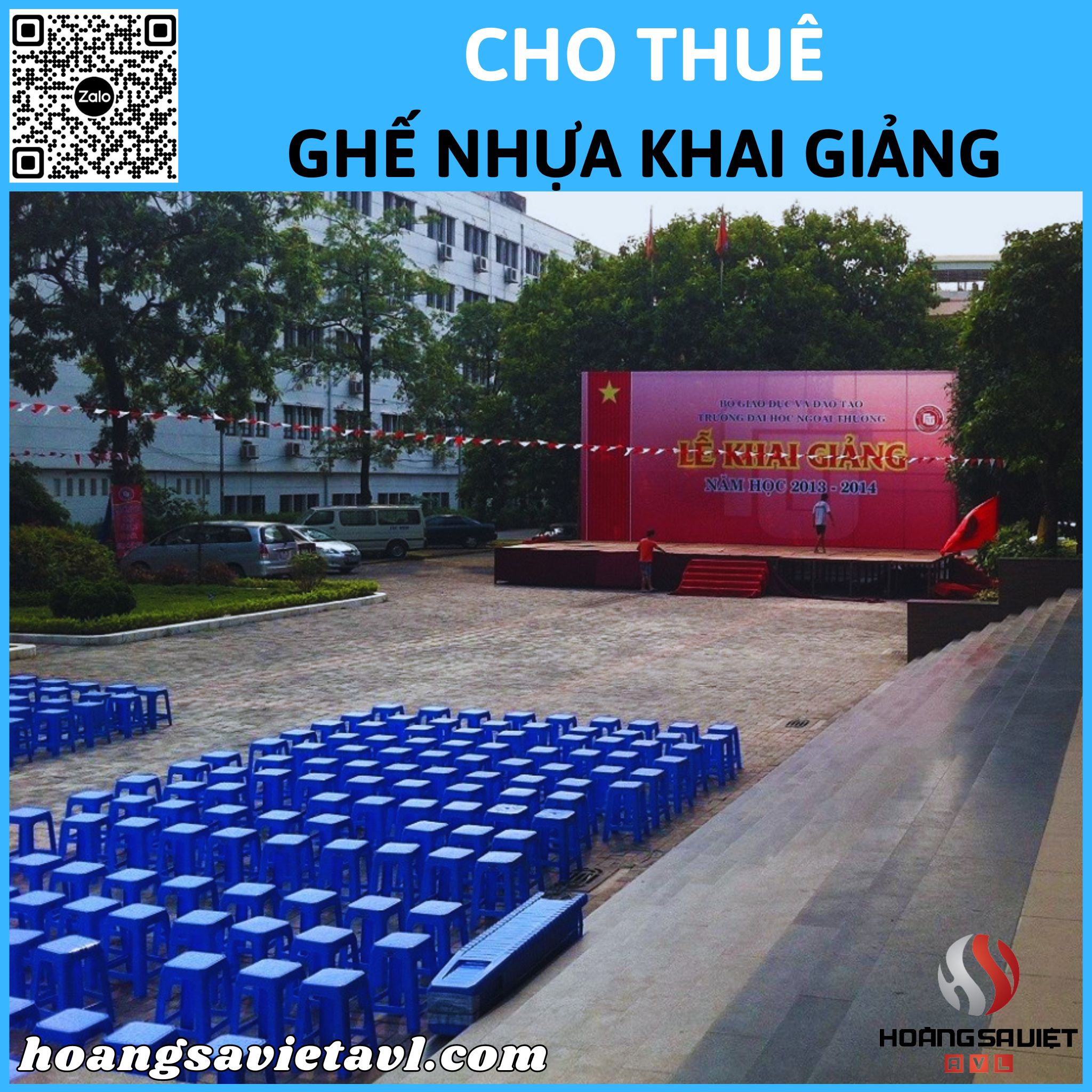 Plastic chair rental for opening ceremony