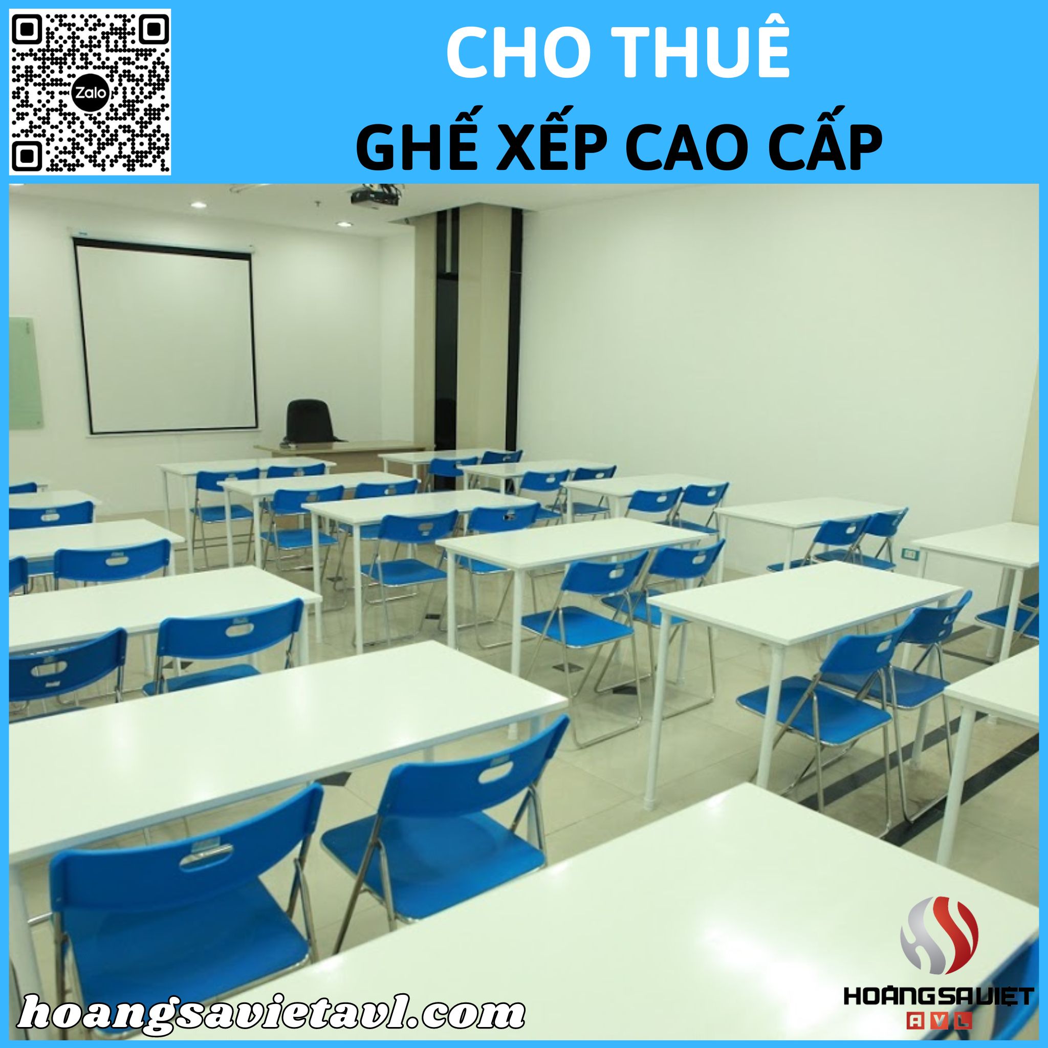 High-class folding chairs for rent in Hanoi