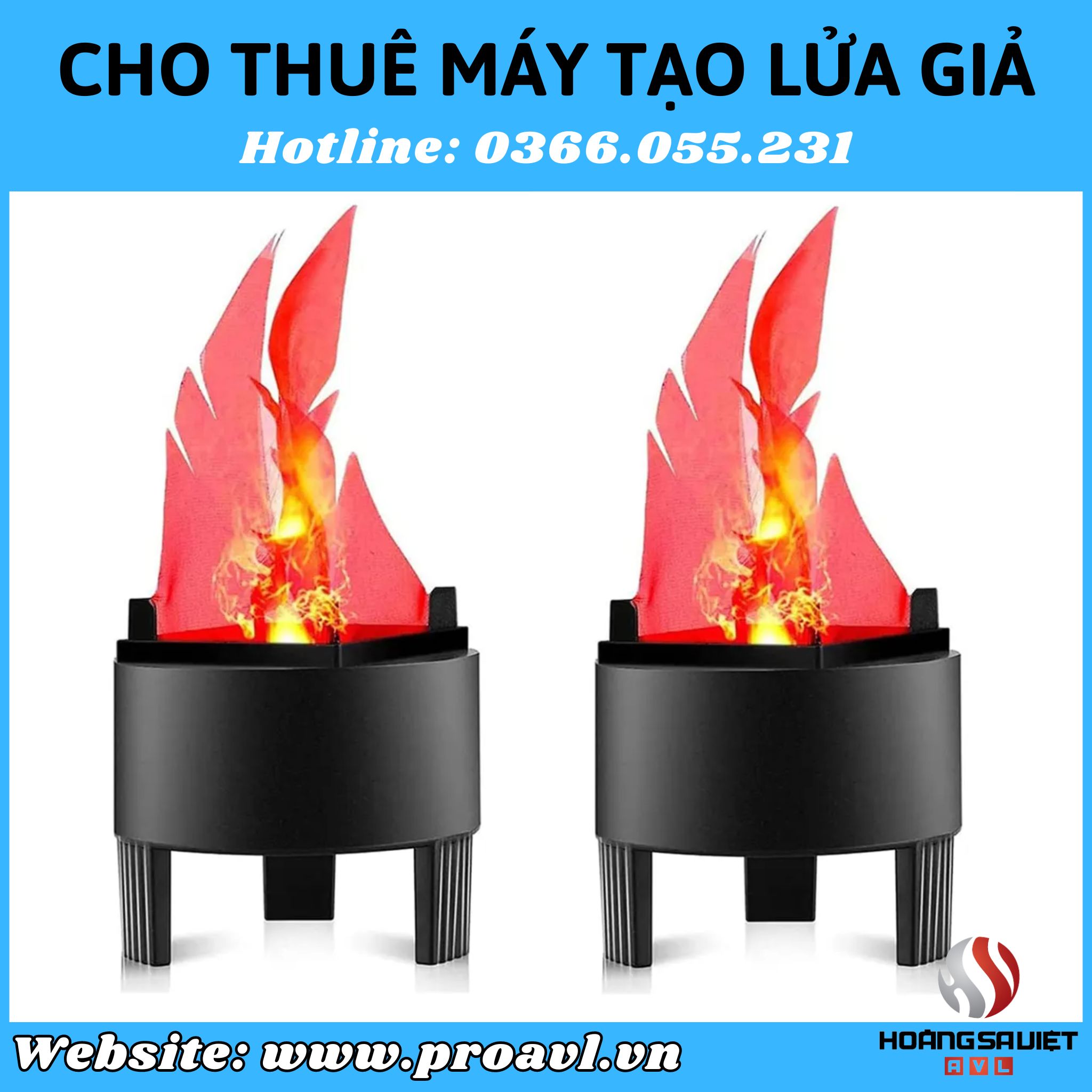 Cho thuê đèn lửa giả sân khấu giá rẻ tại Hà Nội