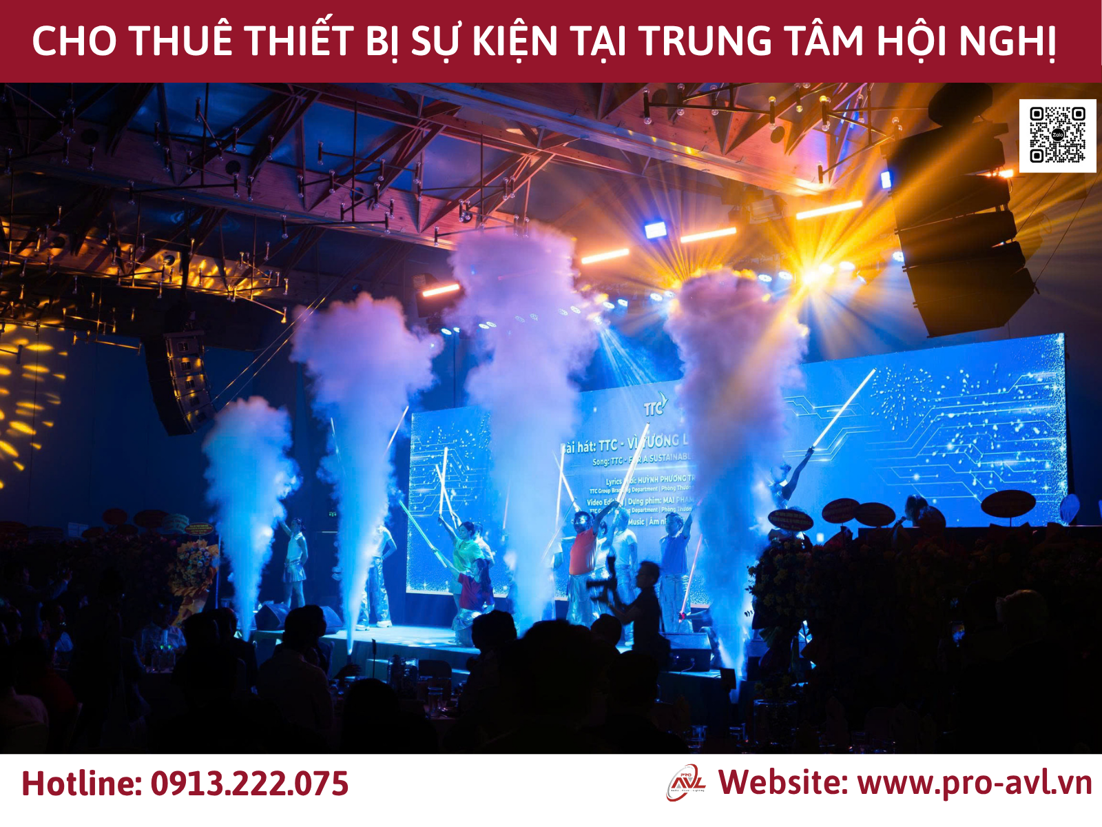 Cho thuê thiết bị tại trung tâm hội nghị