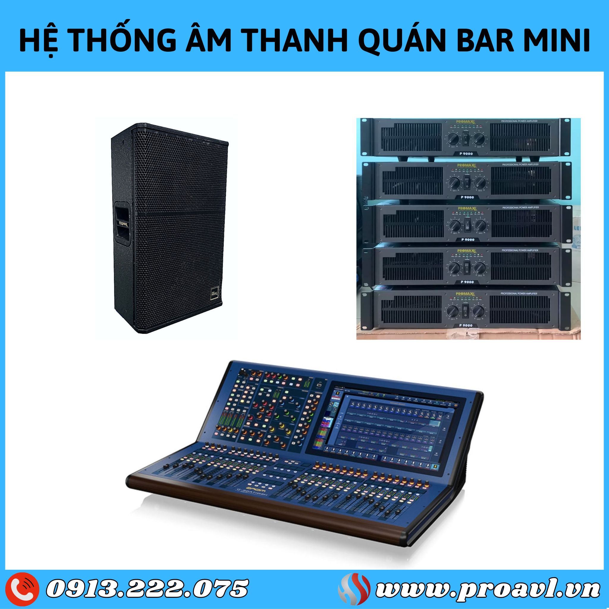 Hệ thống âm thanh quán bar mini