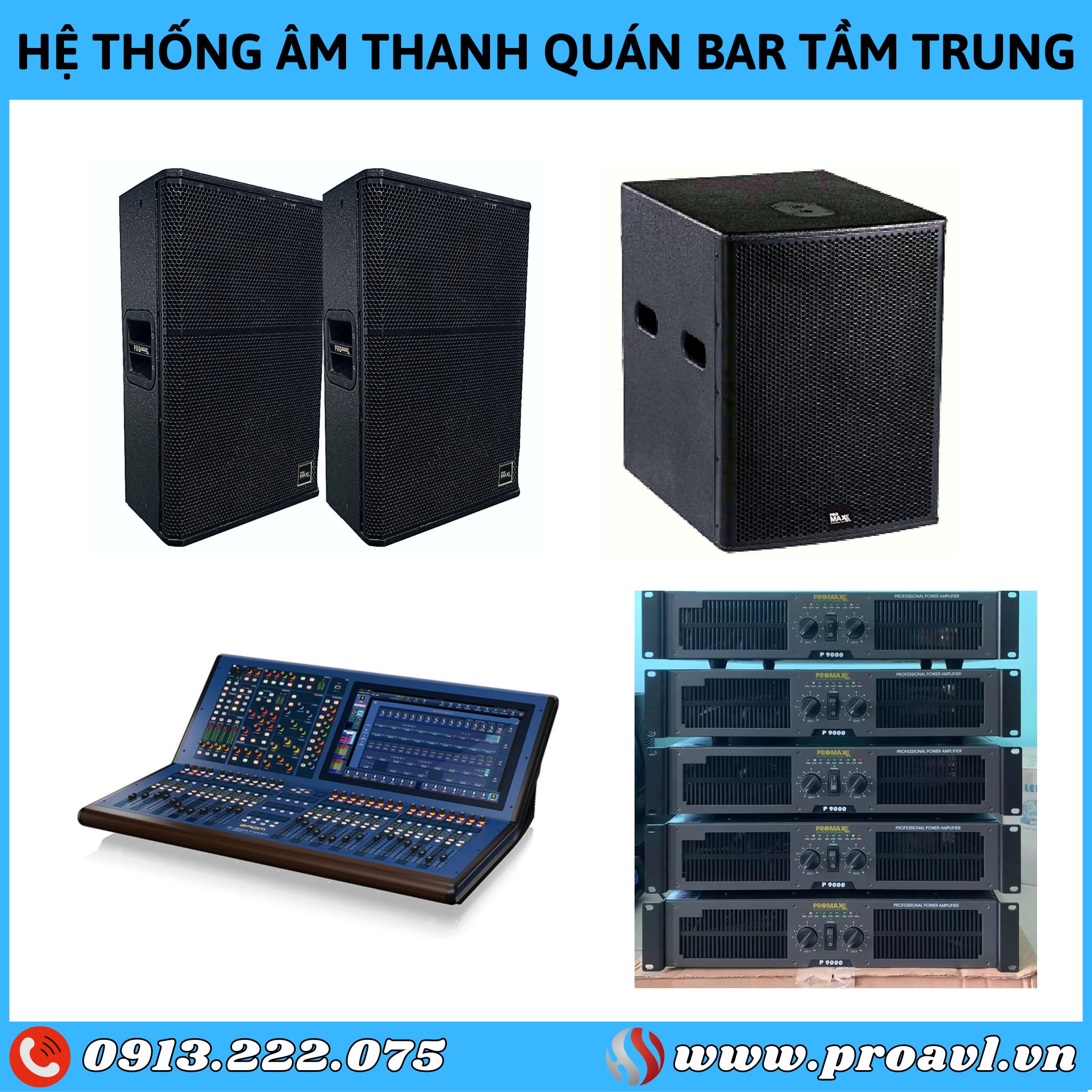 Hệ thống âm thanh quán bar tầm trung