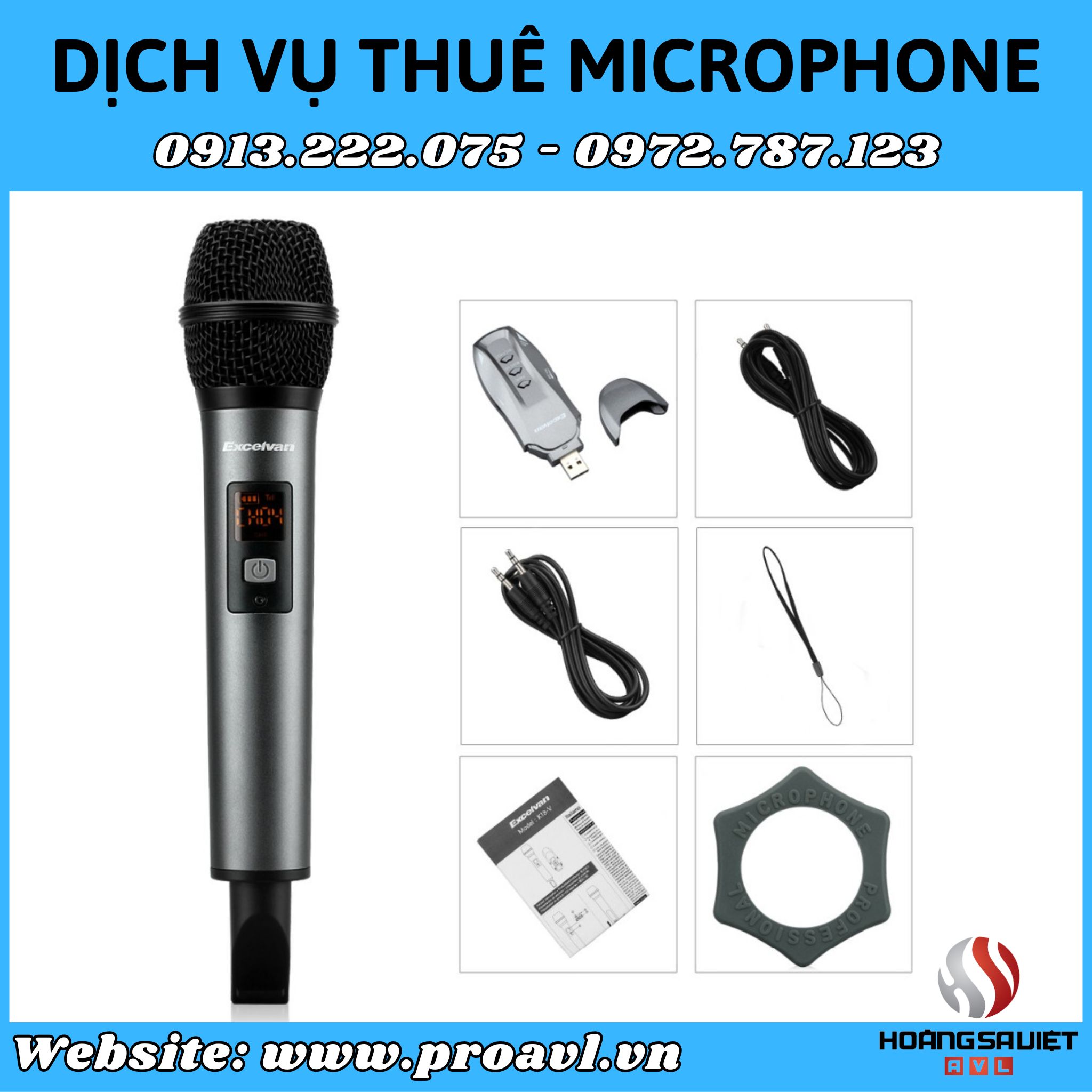 Microphone rental service
