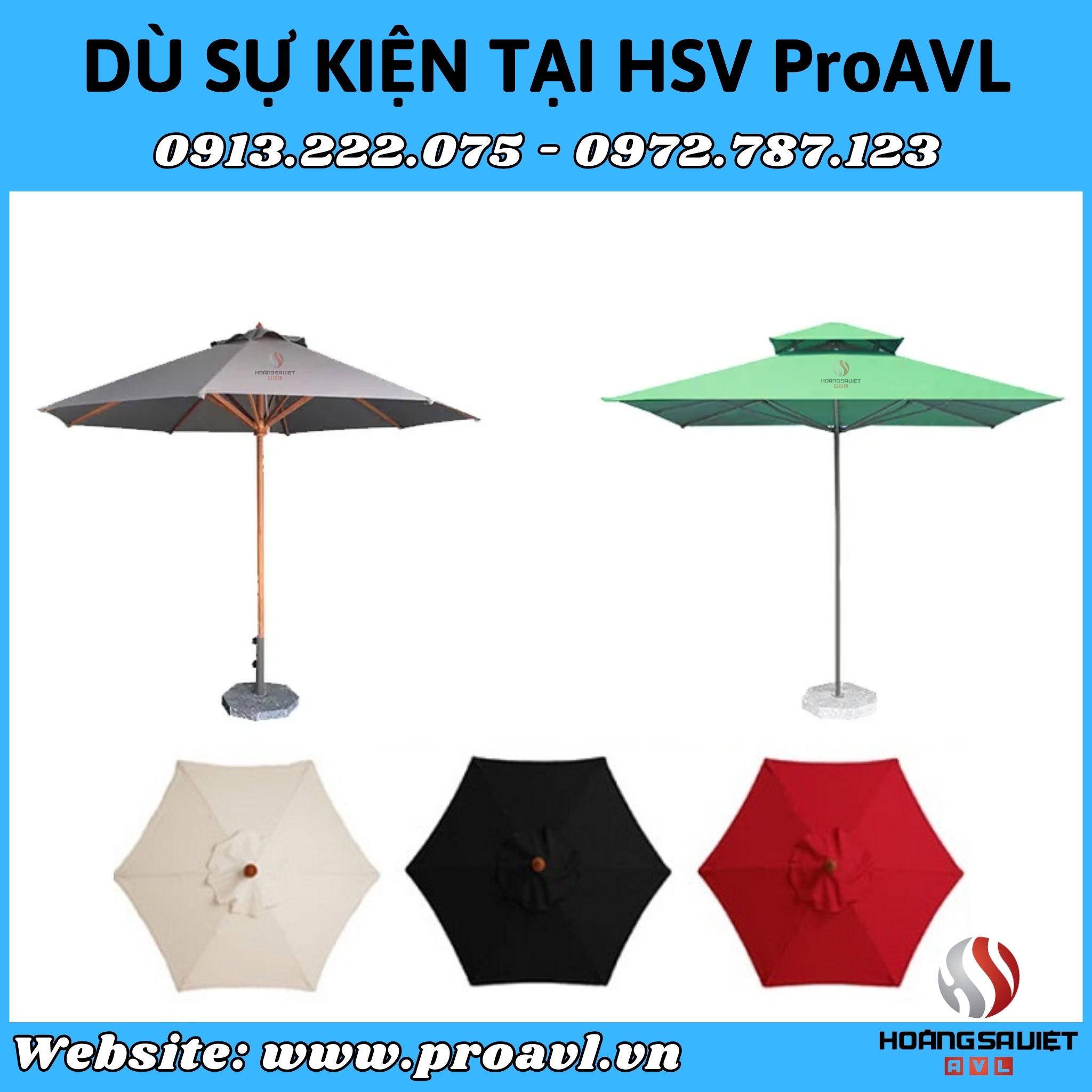 Event umbrella rental at HSV ProAVL