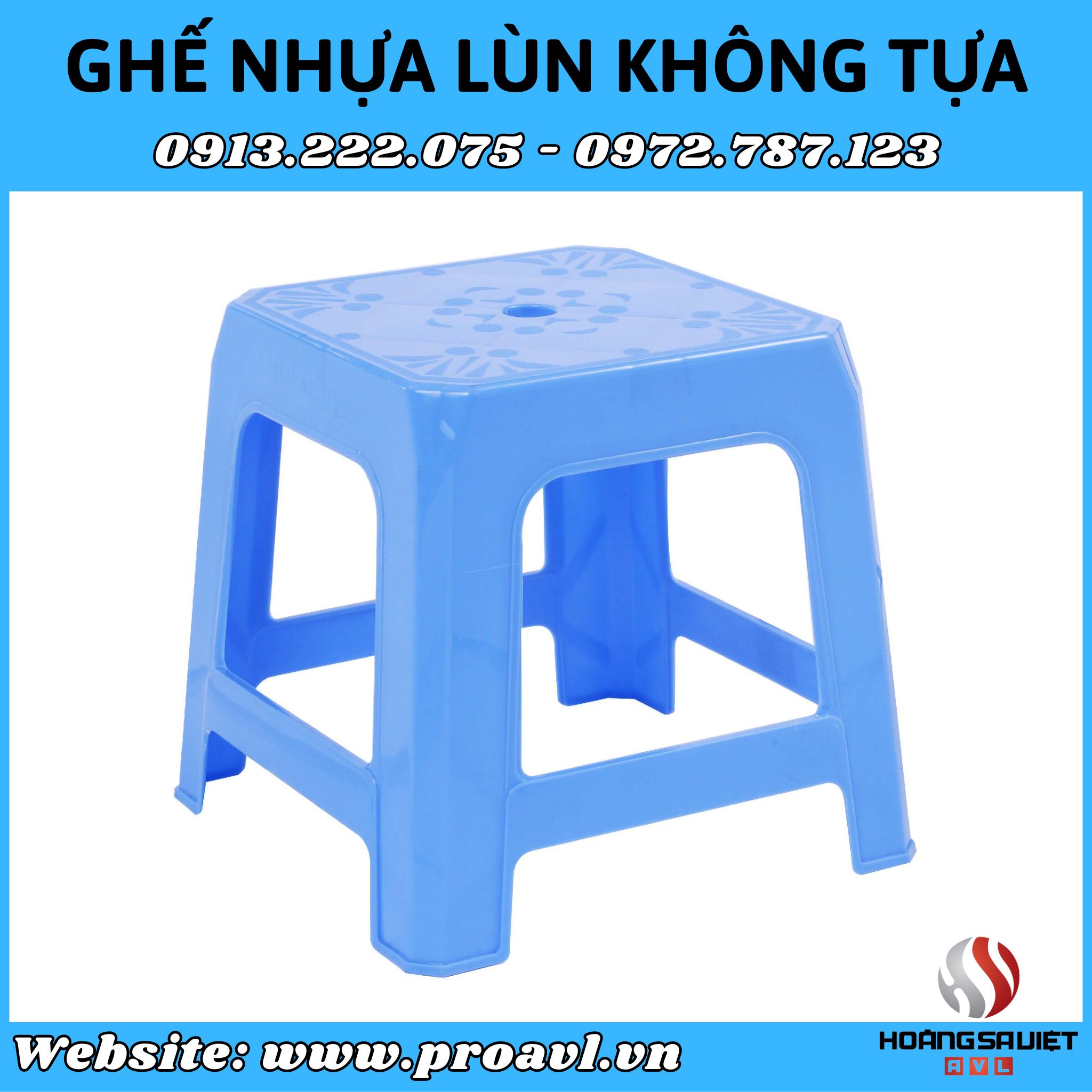 Cho thuê ghế nhựa lùn - không tựa giá rẻ tại Hà Nội