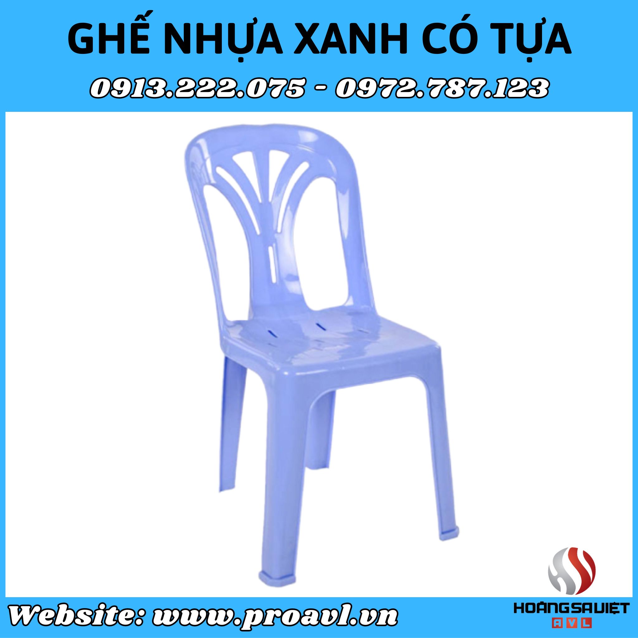 Cho thuê ghế nhựa cao - có tựa giá rẻ tại Hà Nội