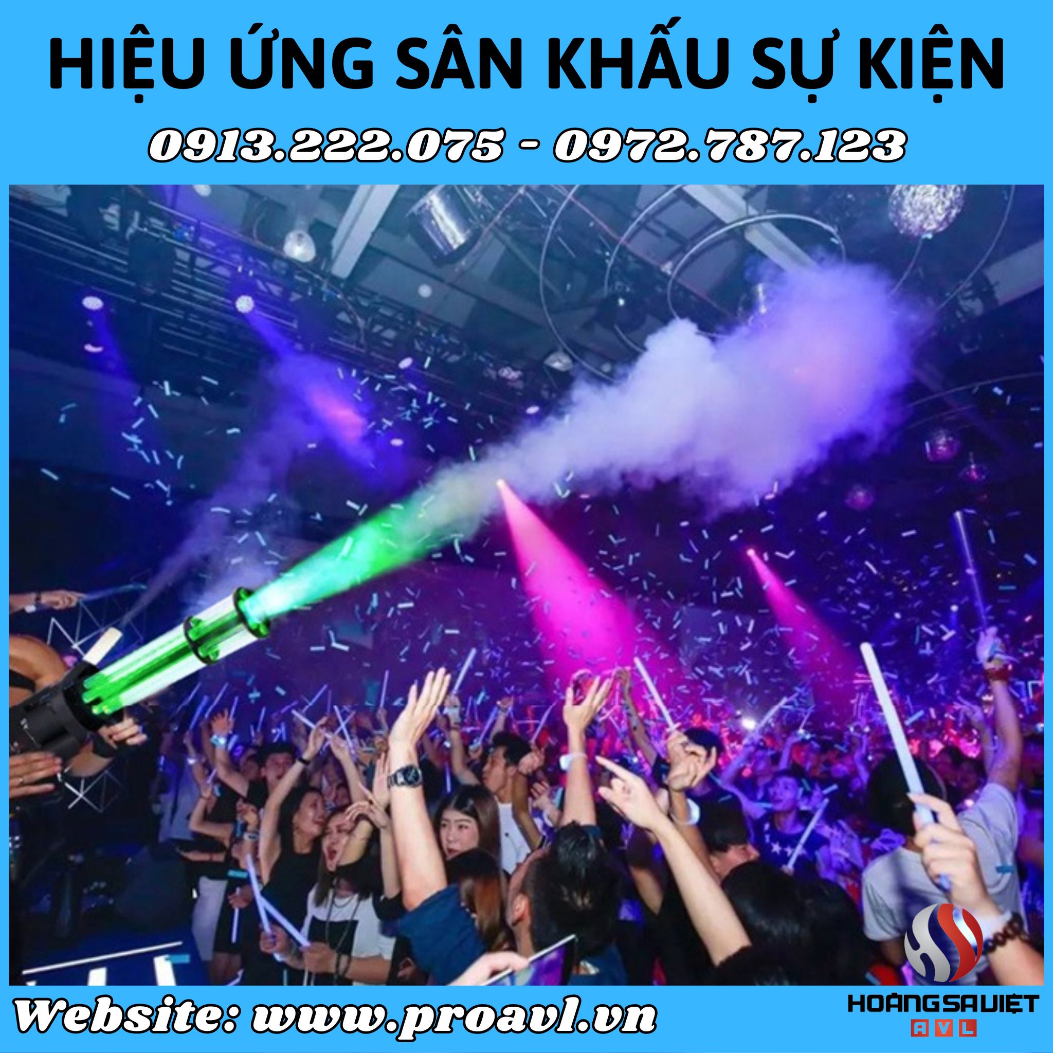 Cho thuê các thiết bị tạo hiệu ứng sân khấu chuyên nghiệp tại HSV ProAVL
