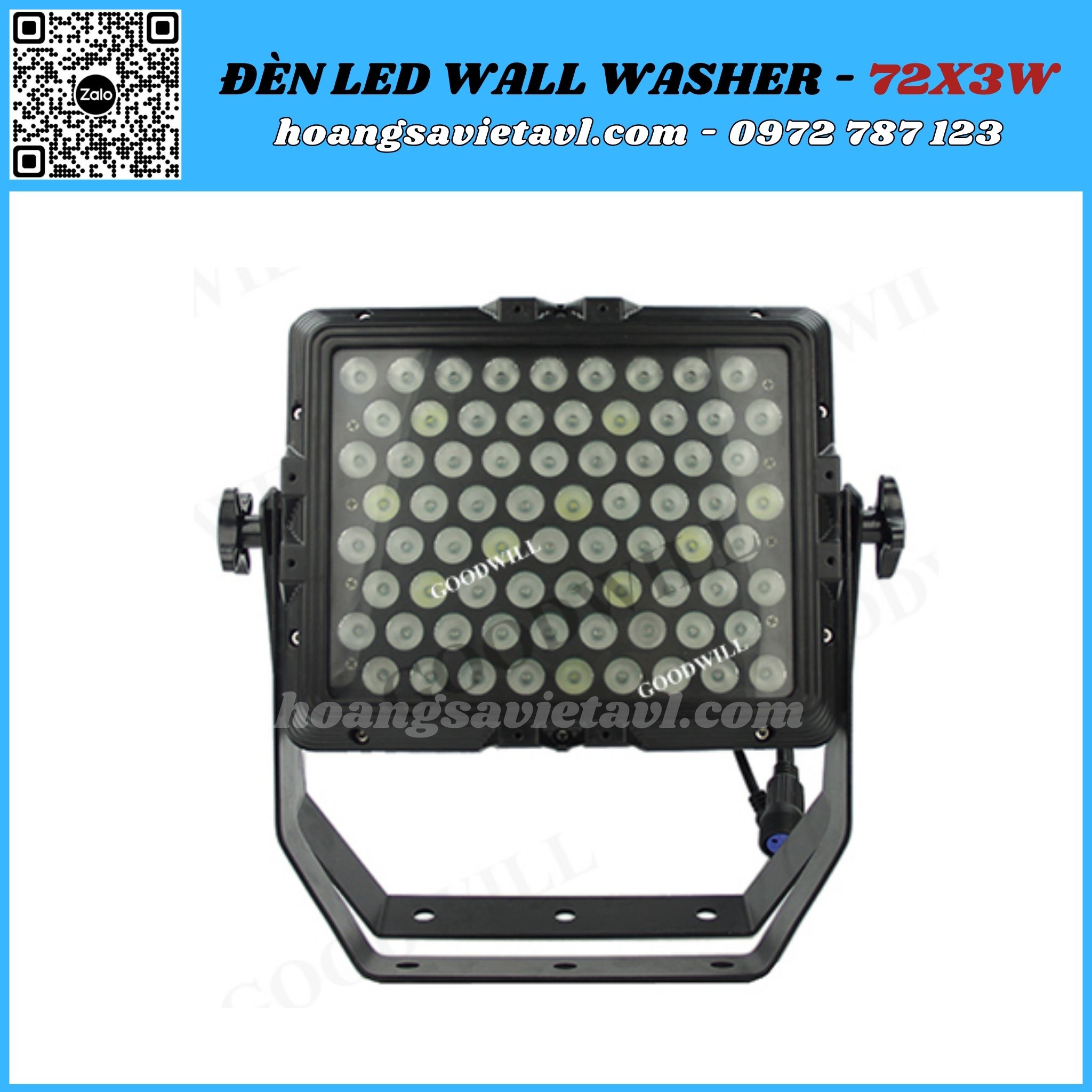 GoodWill 72X3W Led Wall Washer Stage Light