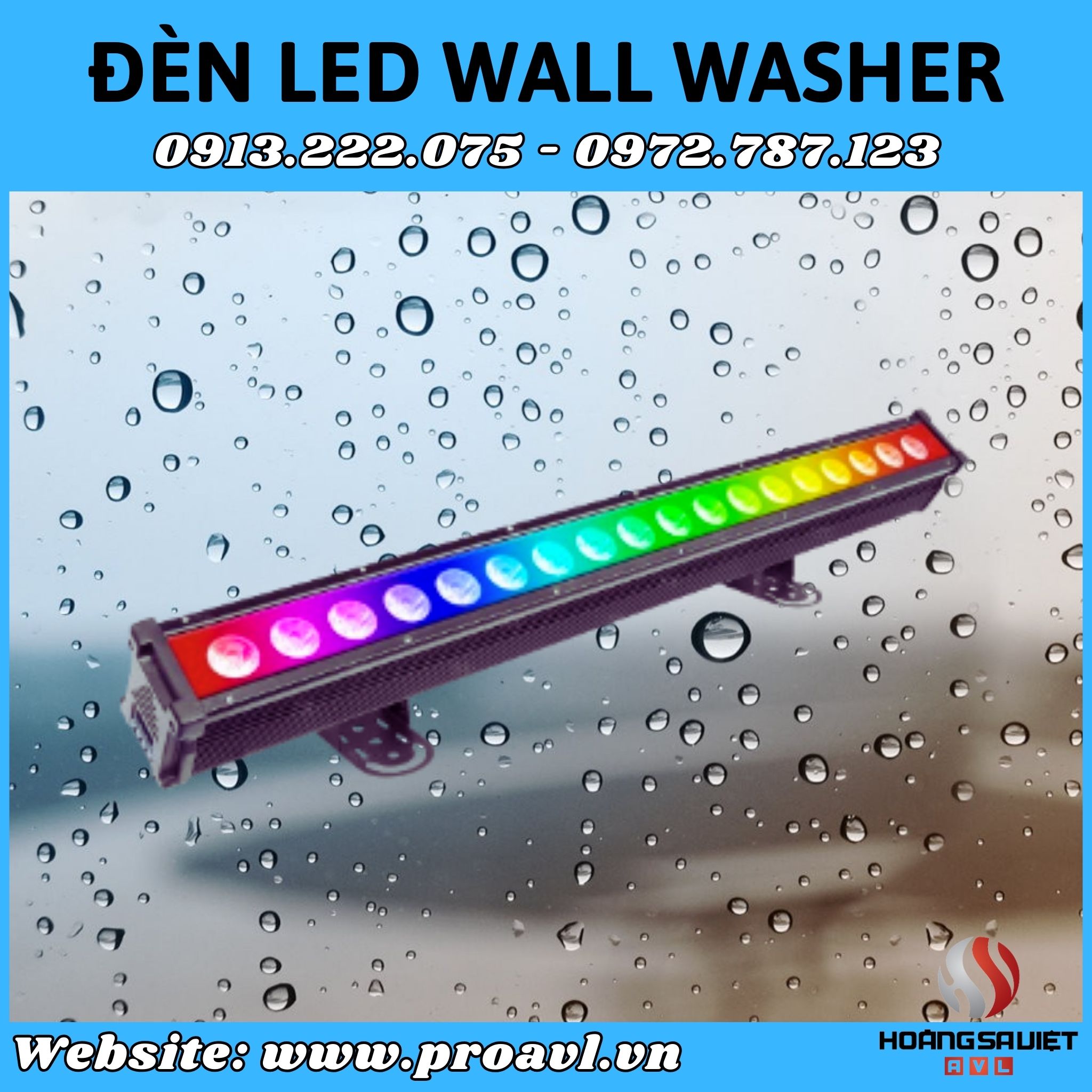 Đèn LED Wall Washer sử dụng ngoài trời 